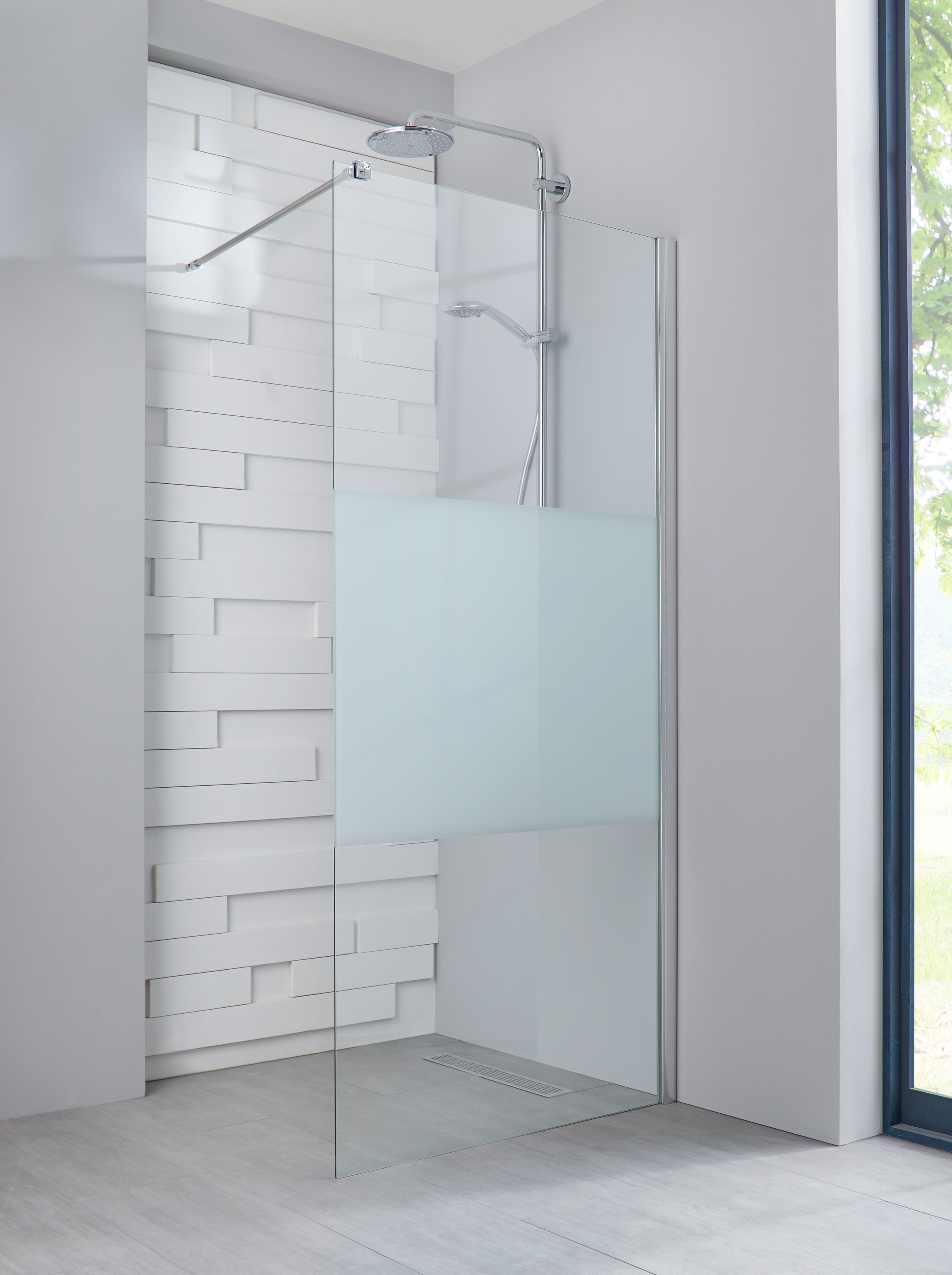 maw by GEO Walk-in-Dusche »Relax«, Breite 80 cm, Duschabtrennung