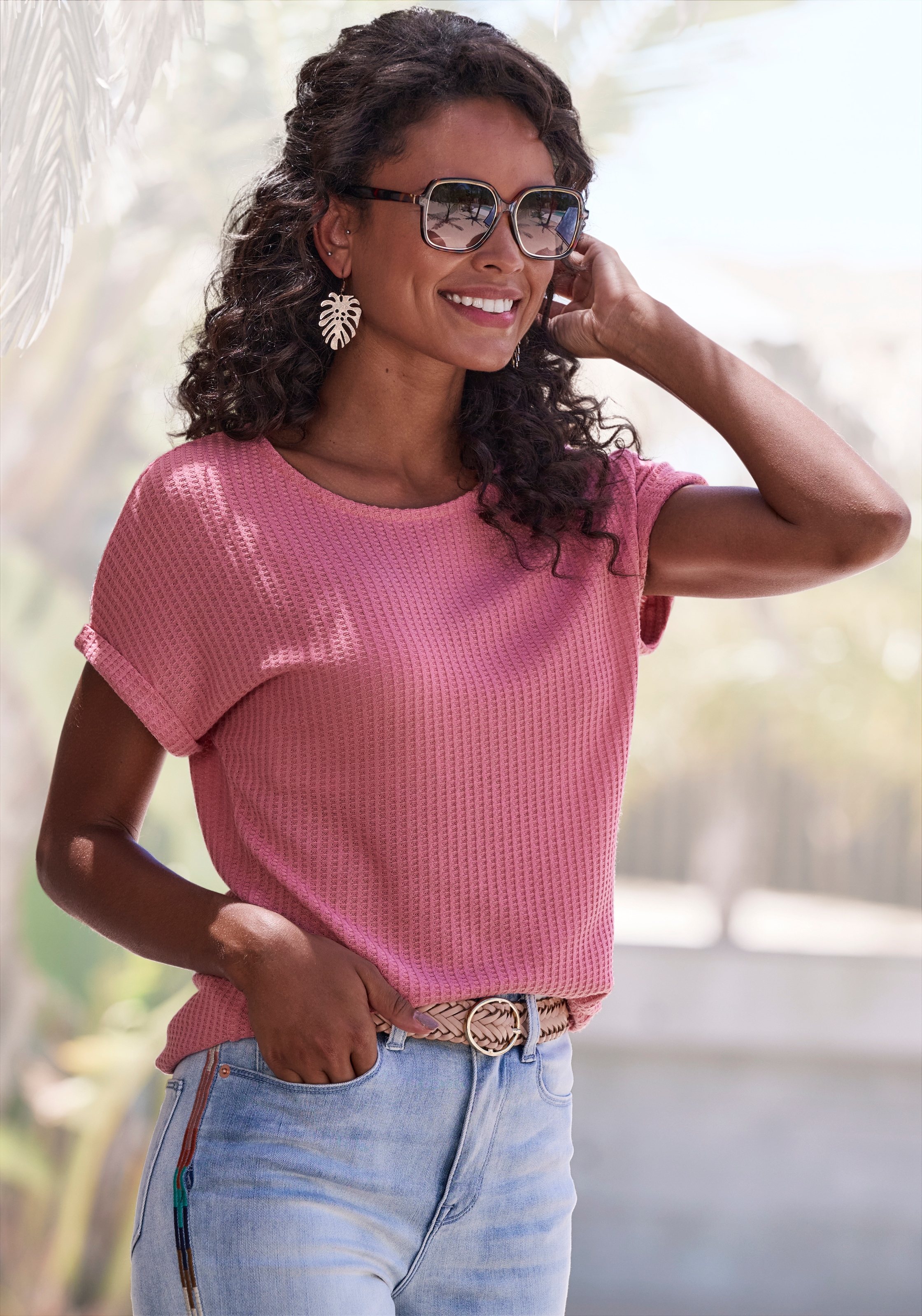 Vivance Kurzarmshirt »aus weicher Piqué-Qualität«, (2er-Pack)