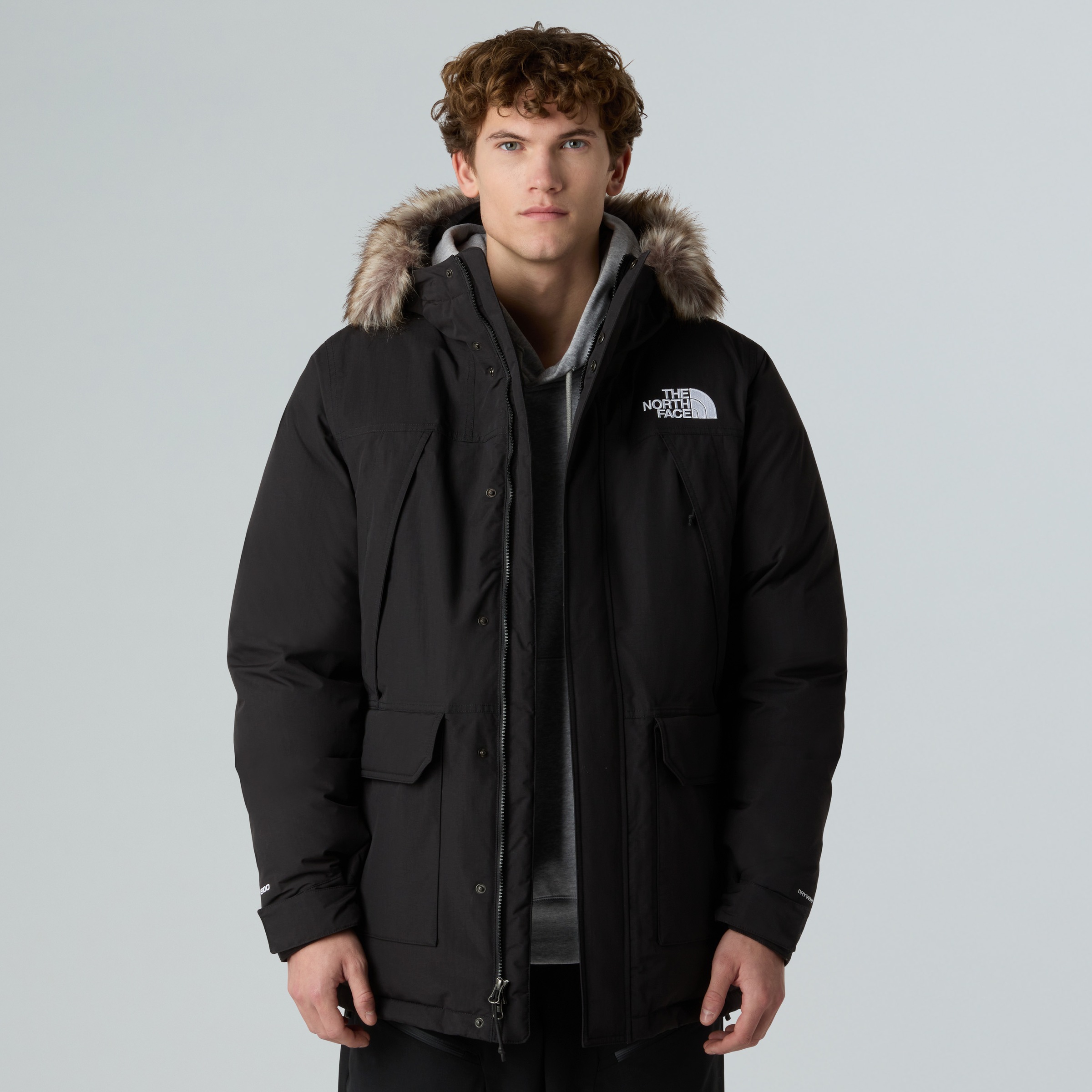 The North Face Funktionsparka »M MCMURDO PARKA« 1 Stk. tlg. mit Kapuze für kaltes Wetter, wasser- und winddicht, mit Daunenwattierung