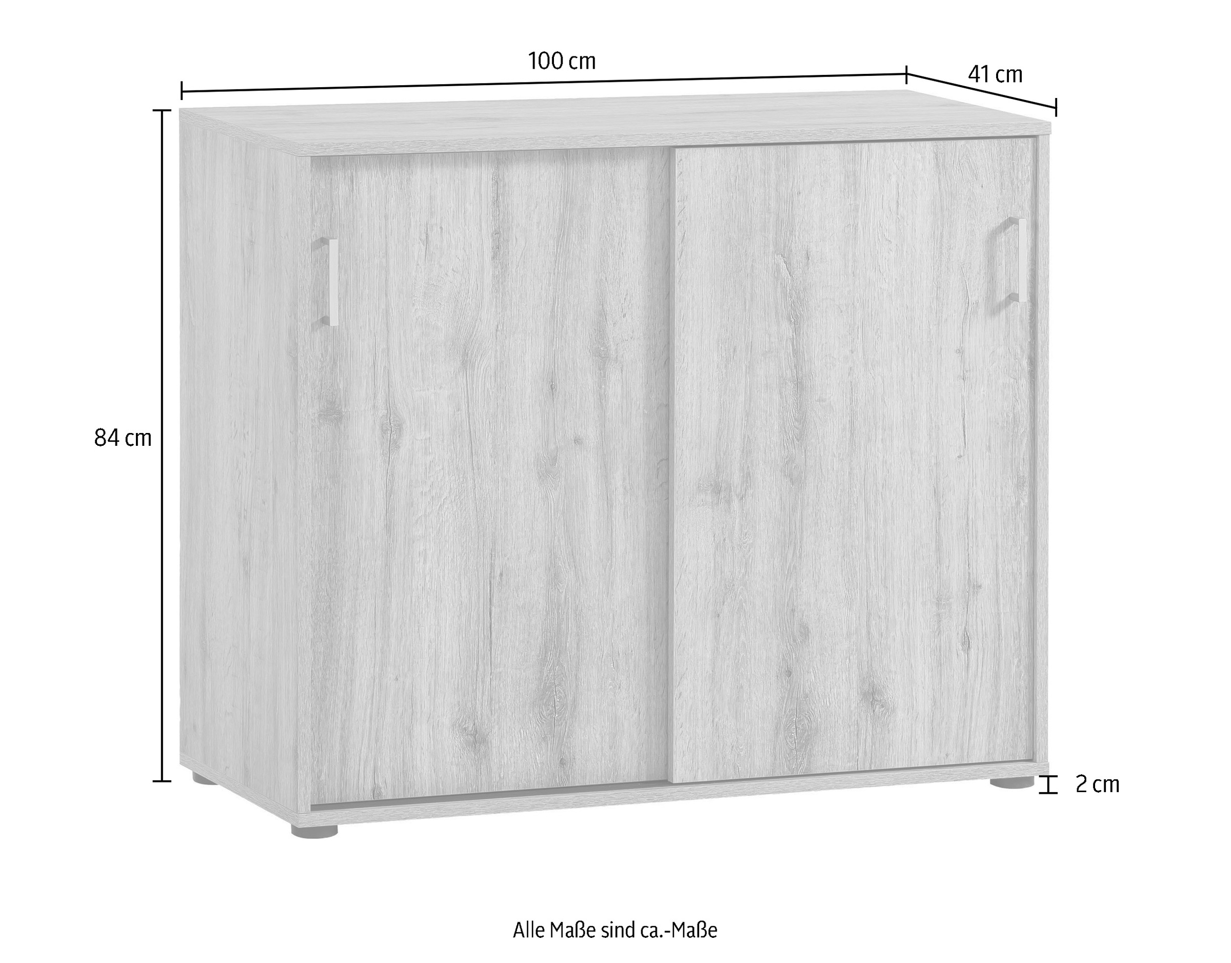 Schildmeyer Aktenschrank »Baku«, 100x63 cm, Schiebetüren, Made in Germany