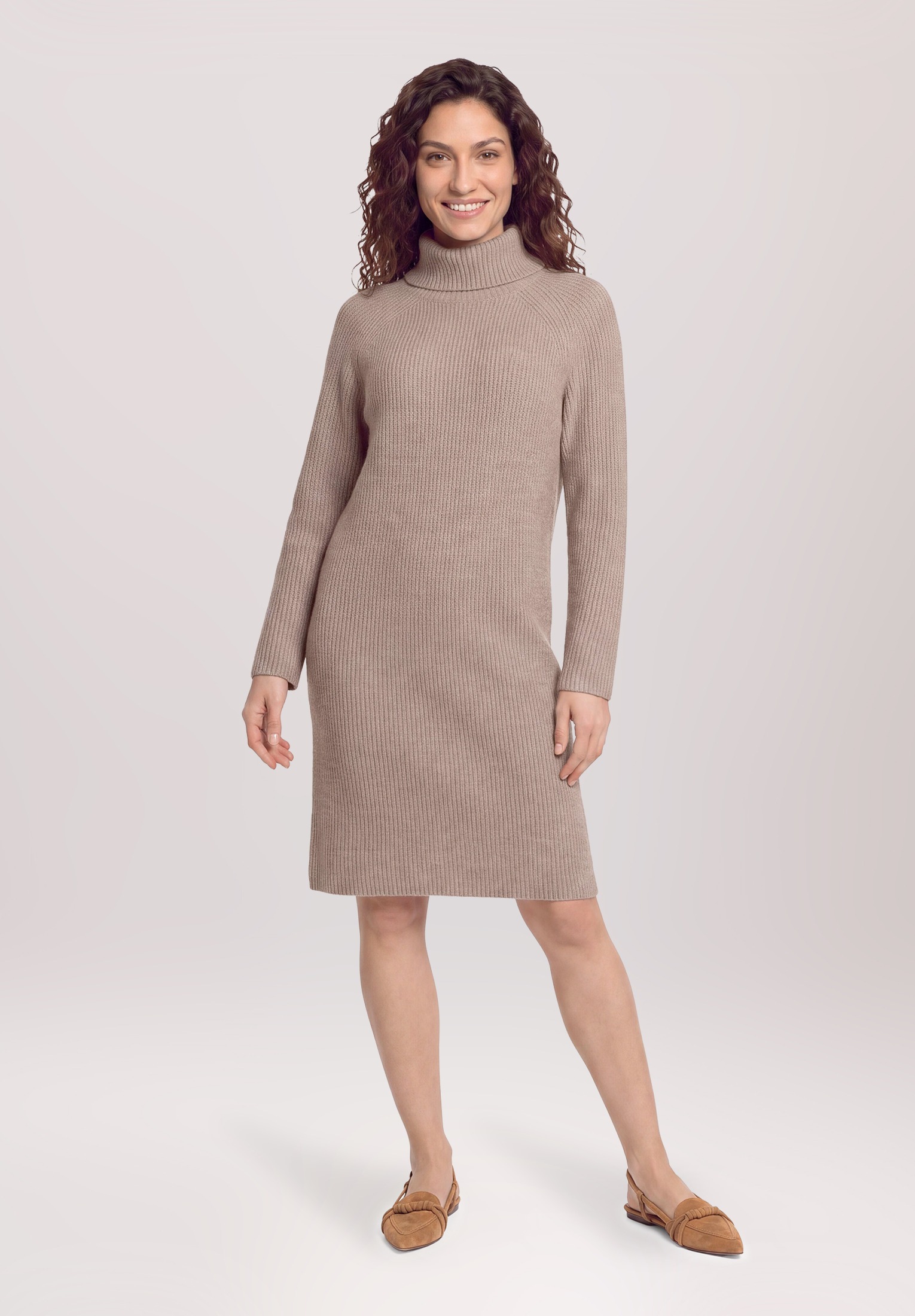 Cartoon Strickkleid »Damen mit Turtle Neck« Ohne Tasche