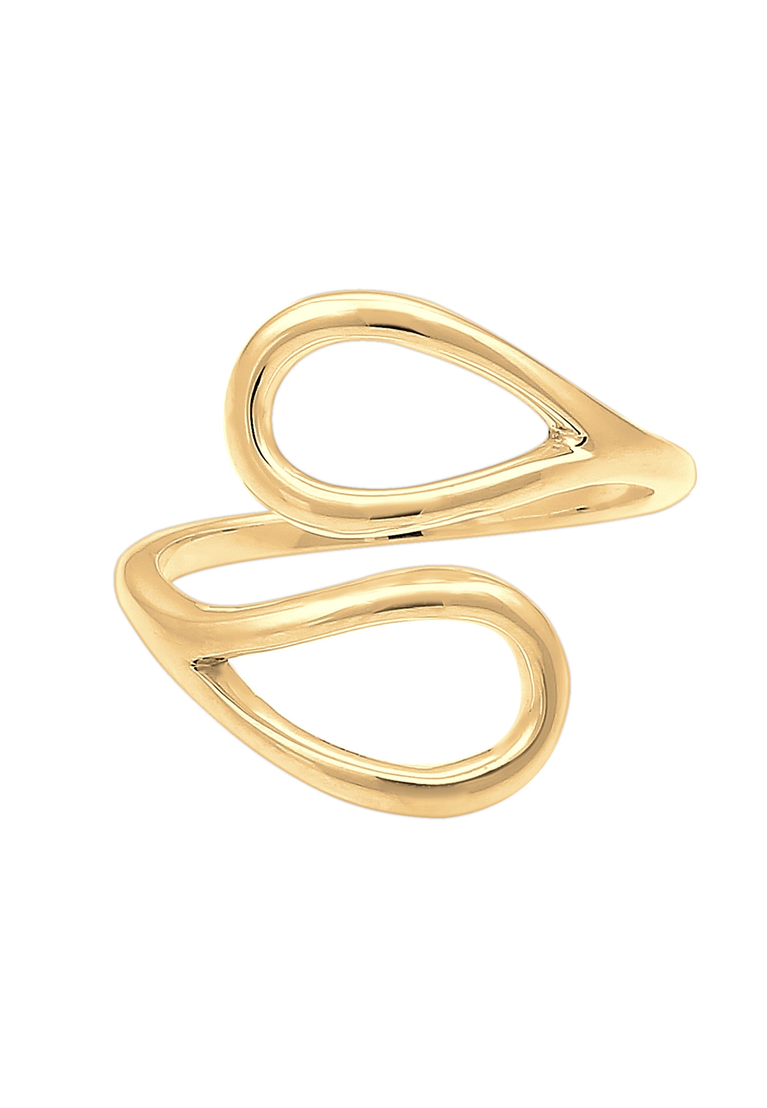 Elli Fingerring »Tropfen Offen Verstellbar 925 Sterling Silber«
