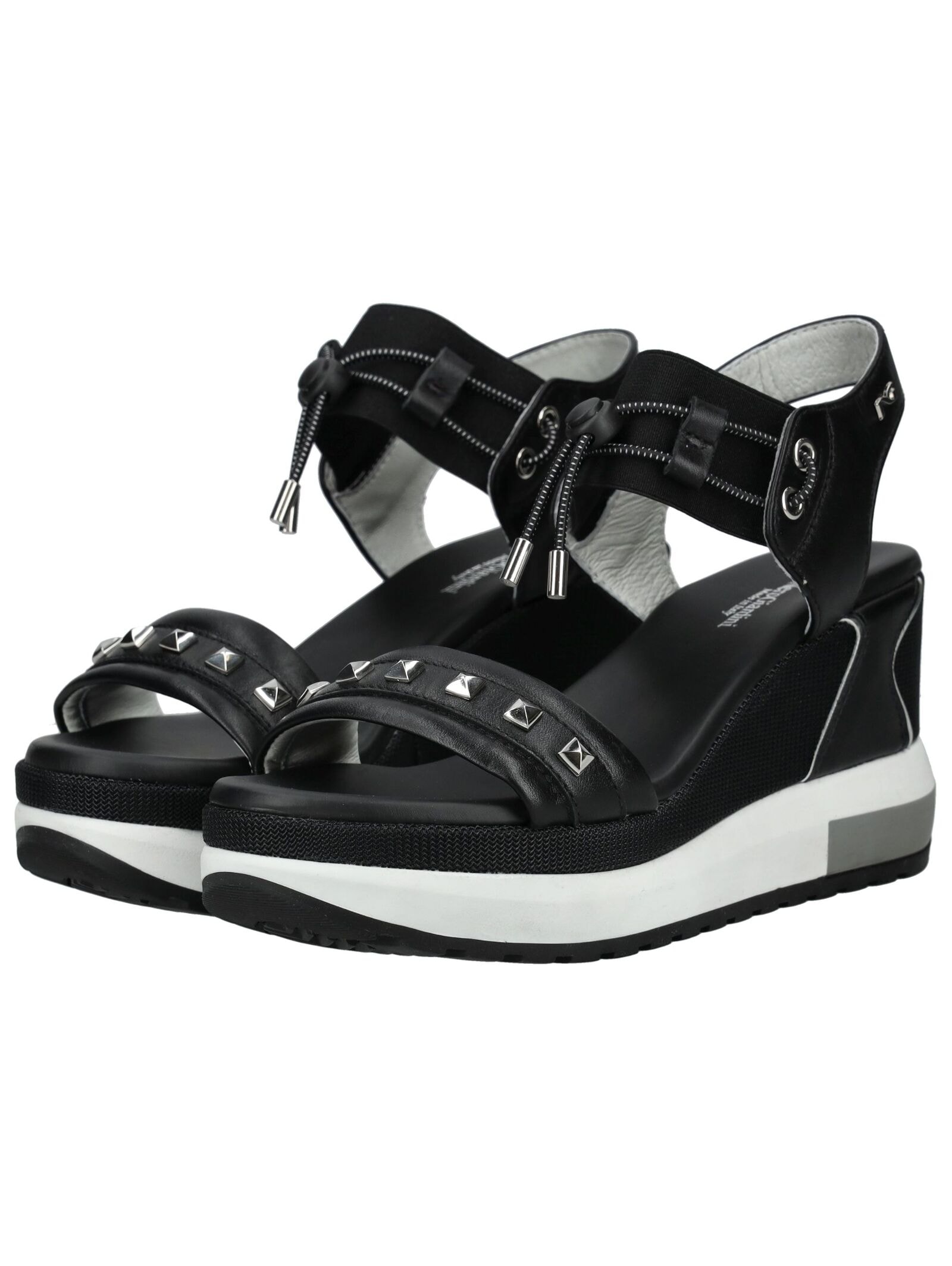 Nero Giardini Keilsandalette »Nero Giardini Sandalen Leder/Textil«