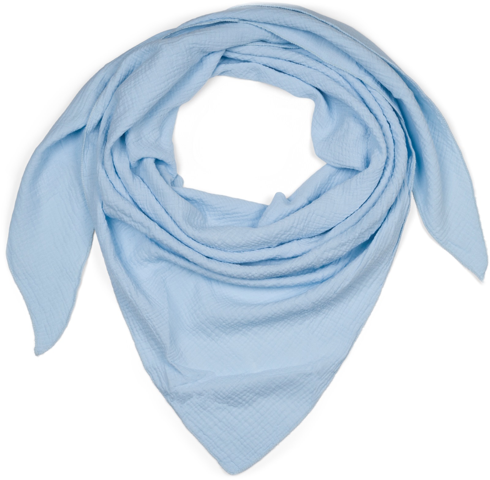 styleBREAKER Dreieckstuch "Musselin Dreiecktuch Einfarbig" 1 Stk.