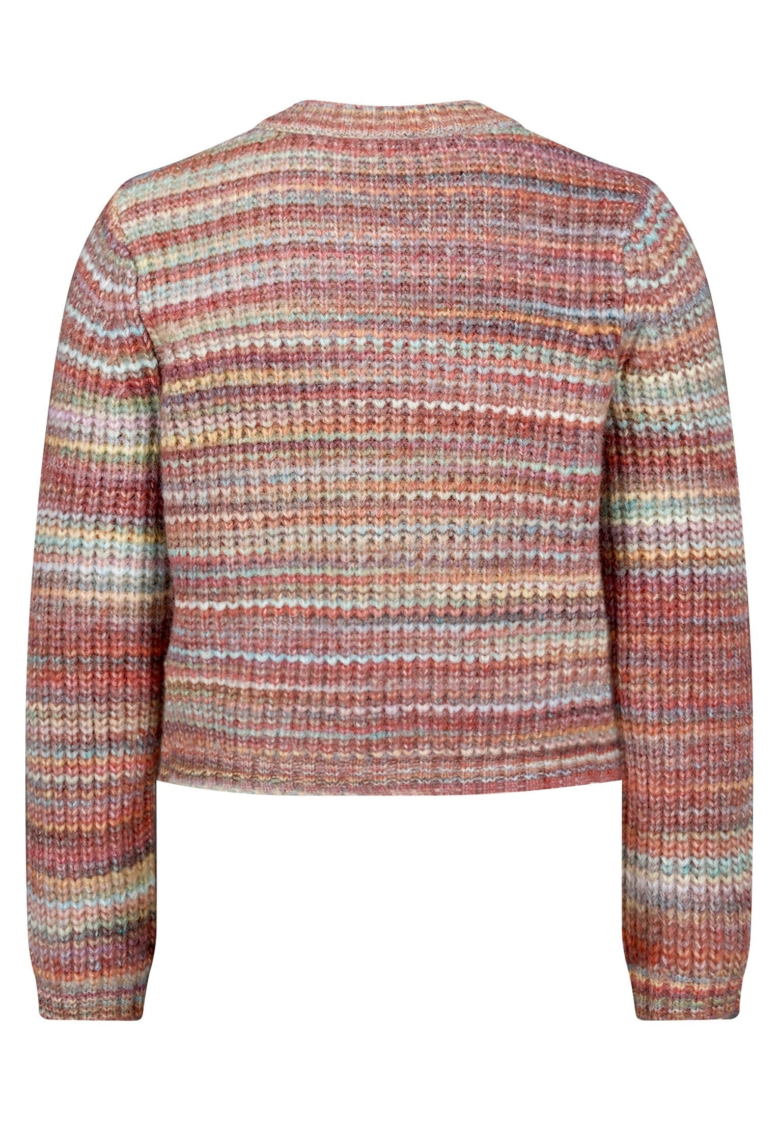Cartoon Strickjacke »Damen mit Rundhalsausschnitt« 1