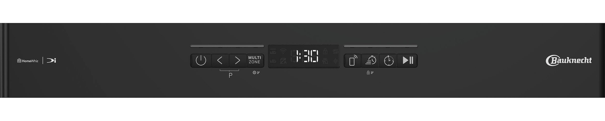 BAUKNECHT Unterbaugeschirrspüler »OBUC Ecosilent2 8650« 8,9 l 14 tlg. Maßgedecke ActiveDry – automatische Türöffnung, 2+2 Herstellergarantie