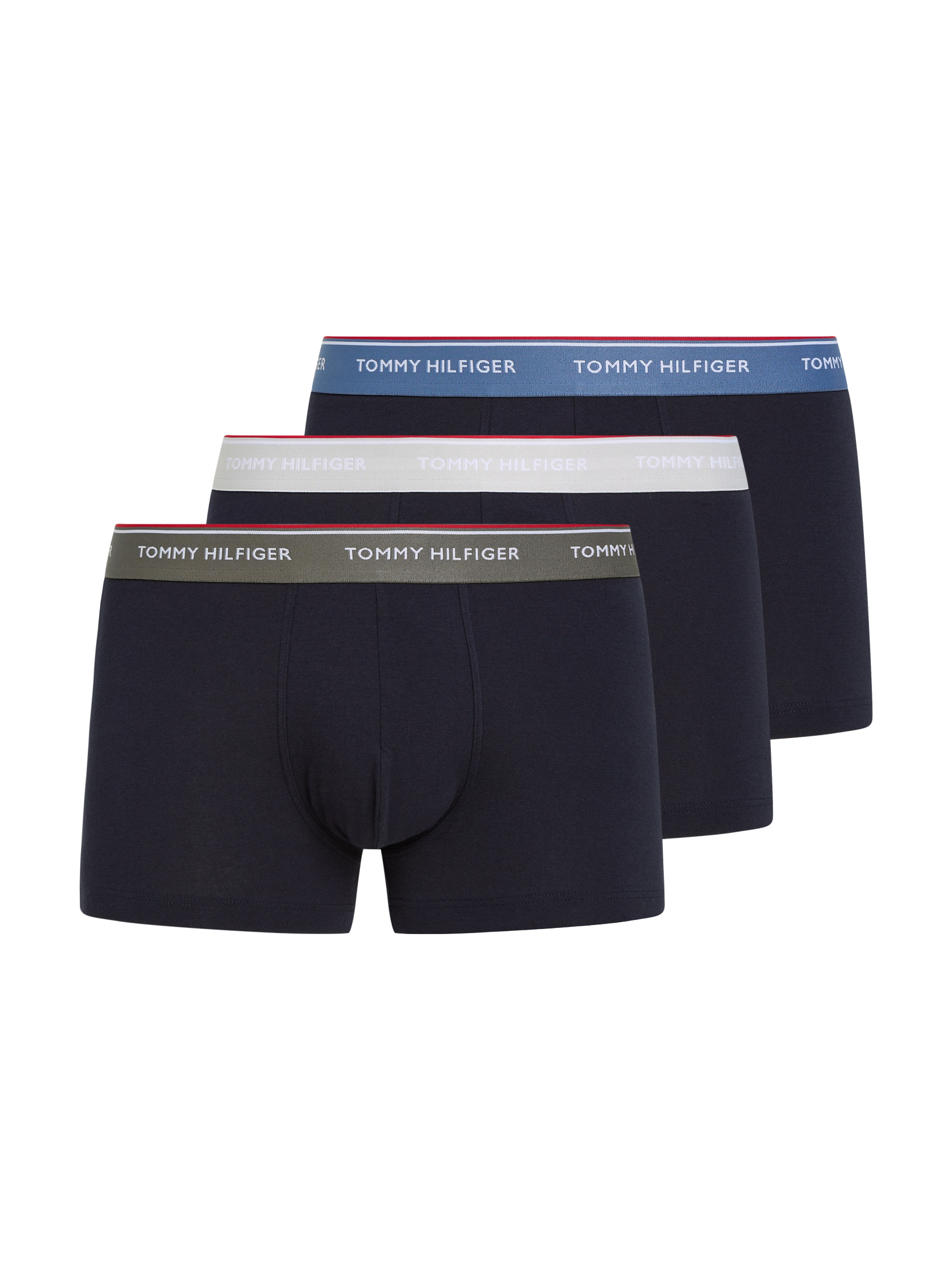 Tommy Hilfiger Underwear Trunk "3P WB TRUNK", (Packung, 3 St., 3er-Pack), mit Logo-Elastikbund