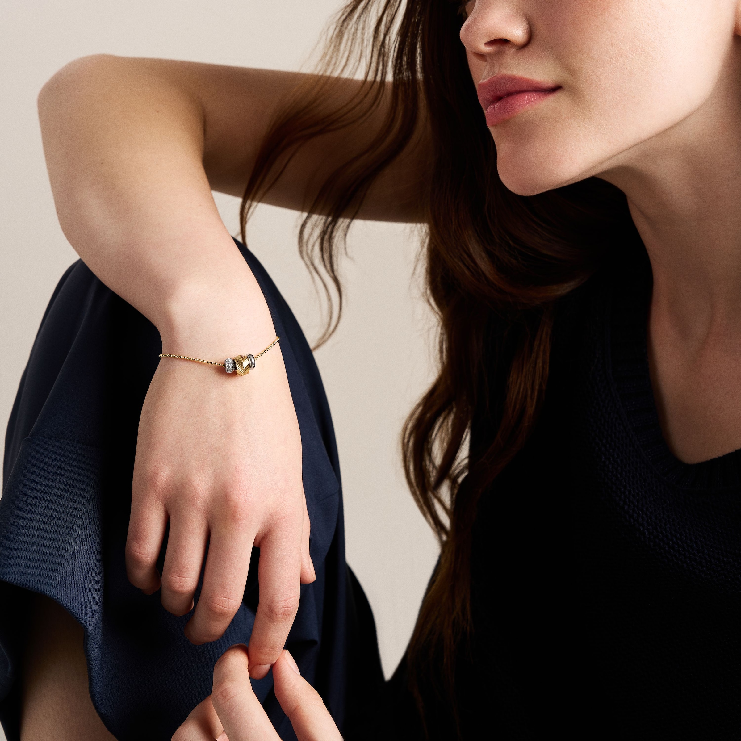 Fossil Armband »Harlow« mit Glasstein