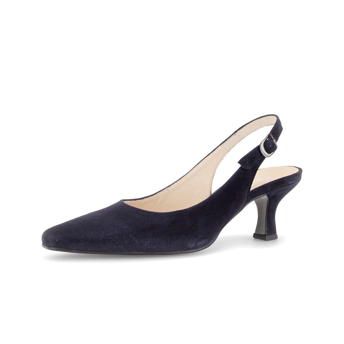Slingpumps GABOR "Slingpumps", Damen, Gr. 35,5, blau, Schuhe Slingpumps