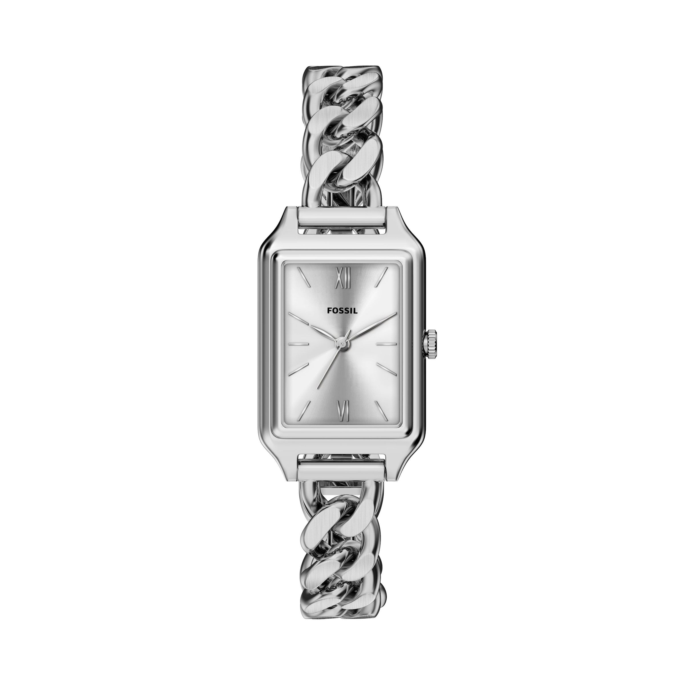 Fossil Quarzuhr »Raquel« Armbanduhr, Damenuhr, Edelstahlarmband, analog