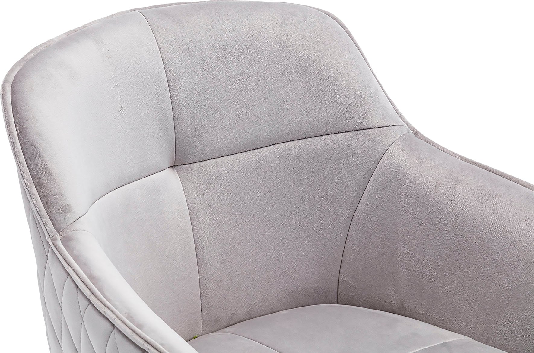 SalesFever Armlehnstuhl, Samtoptik, mit 360° Drehfunktion kaufen | BAUR