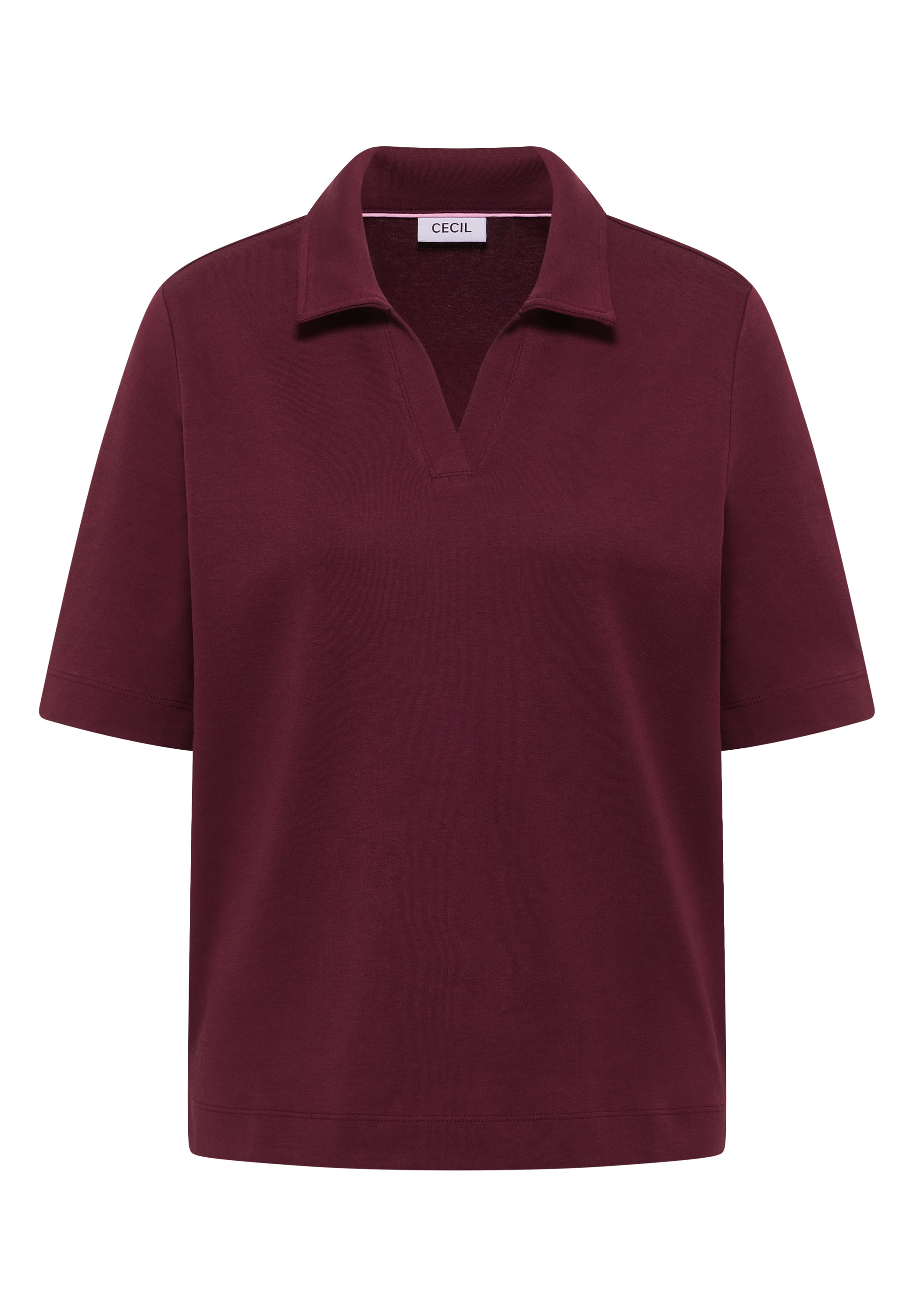 Cecil Poloshirt in Unifarbe