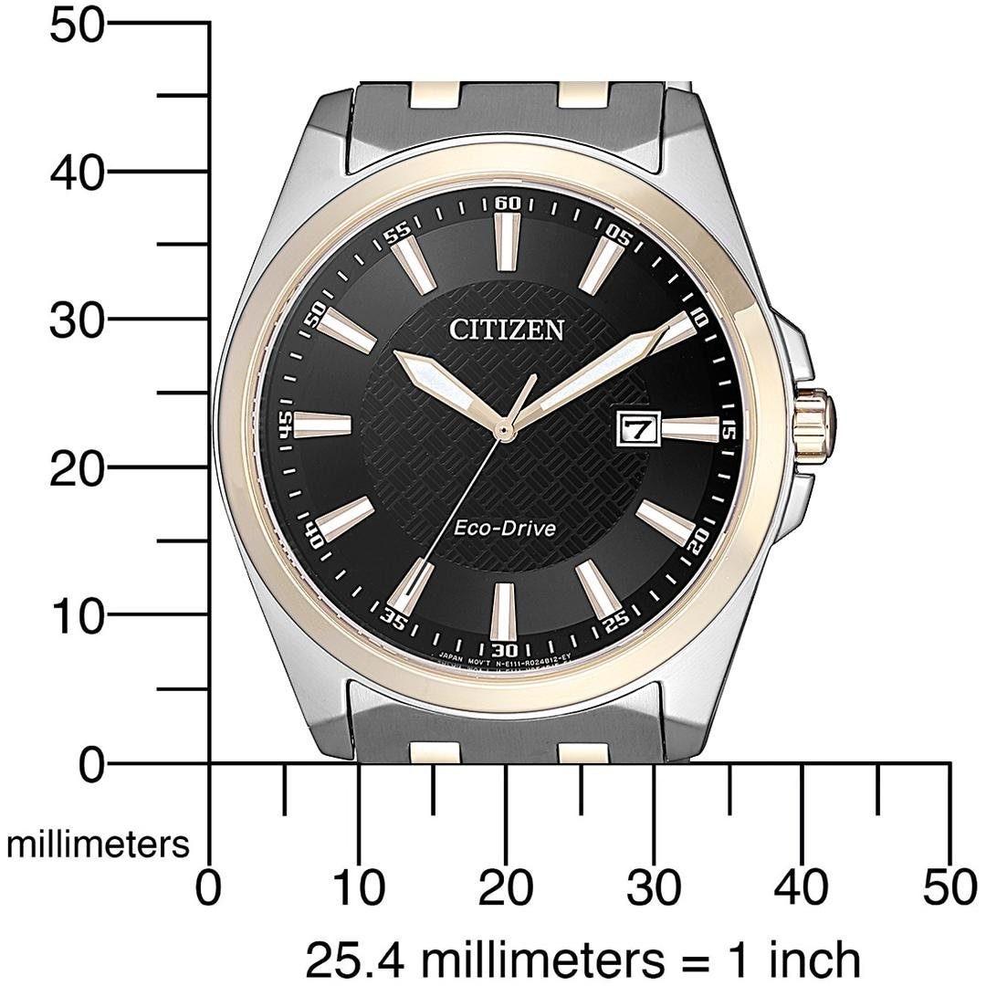 Citizen Solaruhr, Armbanduhr, Herrenuhr, Datum, Saphirglas, Edelstahlarmband