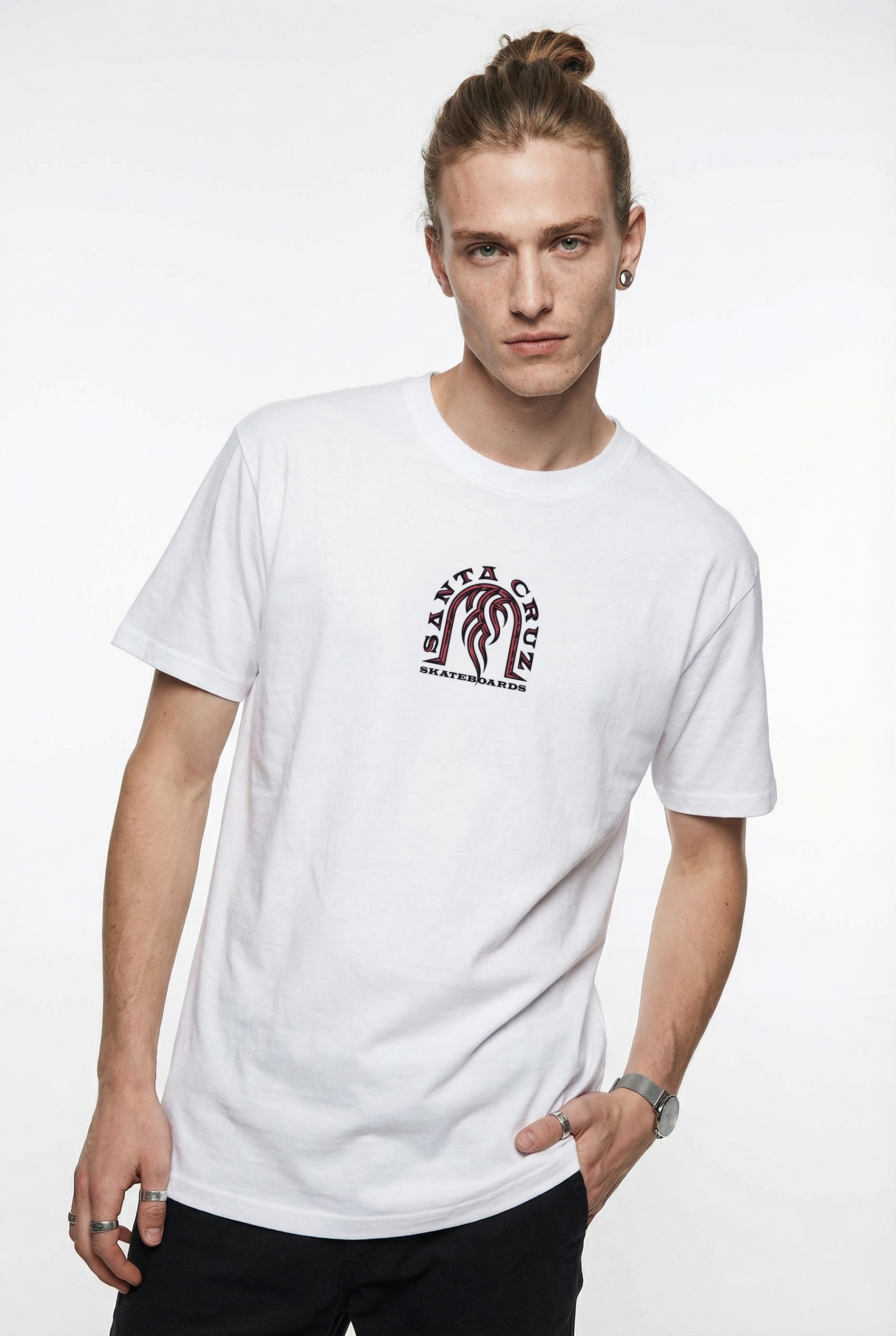 Santa Cruz T-Shirt "DRESSEN TRIBAL ARCH FRONT" für Erwachsene, sportlicher Stil, für sportliche Aktivitäten