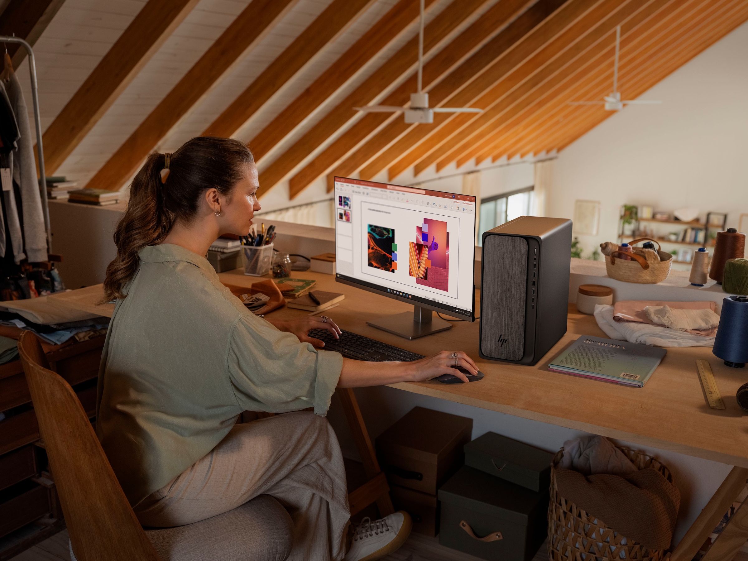 HP PC »OmniDesk Desktop M02-0053ng«
