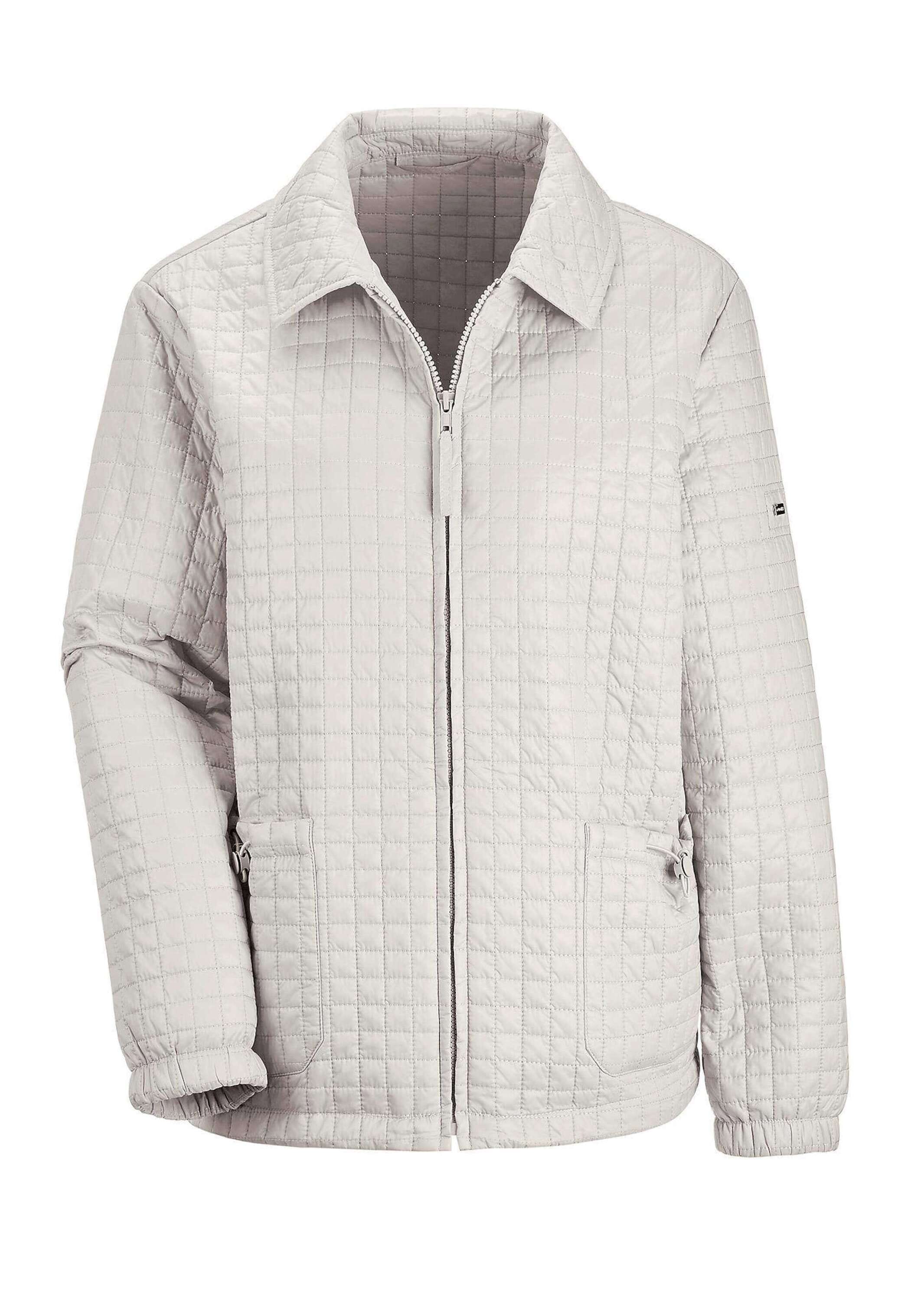 GOLDNER Damen Kurzjacke "Kurzgröße Outdoorjacke, Übergangsjacke, Steppjacke, Freizeitjacke, Damen", beige, Gr. 24, Obermaterial: 100% Polyamid PA.,