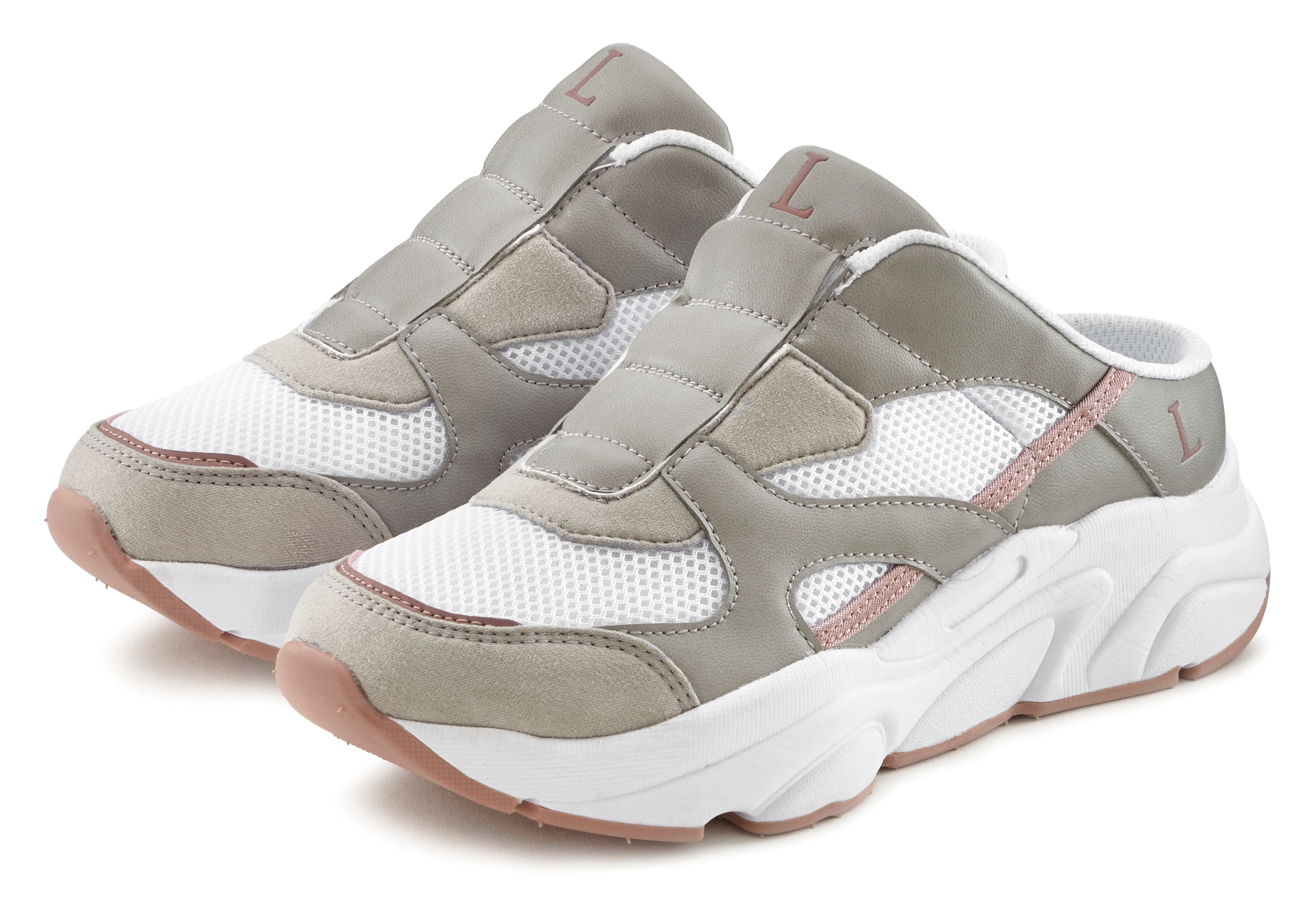 LASCANA Slip-On Sneaker, mit Chunky Sohle, Sabot, Clog, Freizeitschuh günstig online kaufen