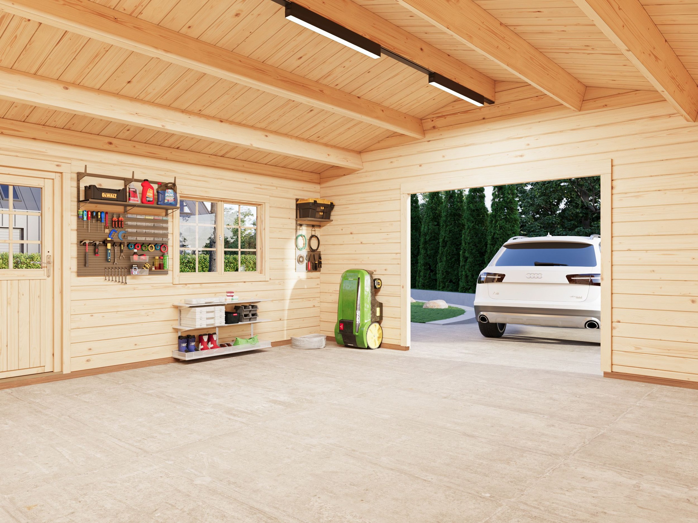 Palmako Garage »Roger, ohne Tor« BxTxH: 622x596x312 cm
