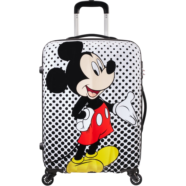 4 Dot, »Disney cm«, 65 Rollen Mickey Polka Hartschalen-Trolley Tourister® American | Mouse Legends, BAUR