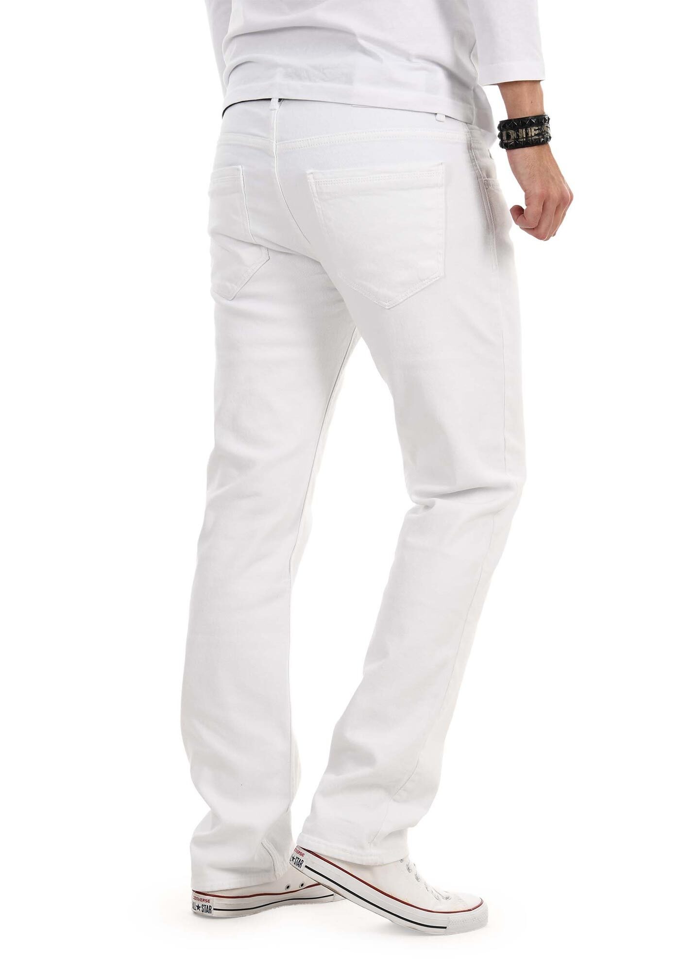 Alessandro Salvarini Comfort-fit-Jeans »A.Salvarini Designer Herren Jeans Hose Basic Jeanshose«
