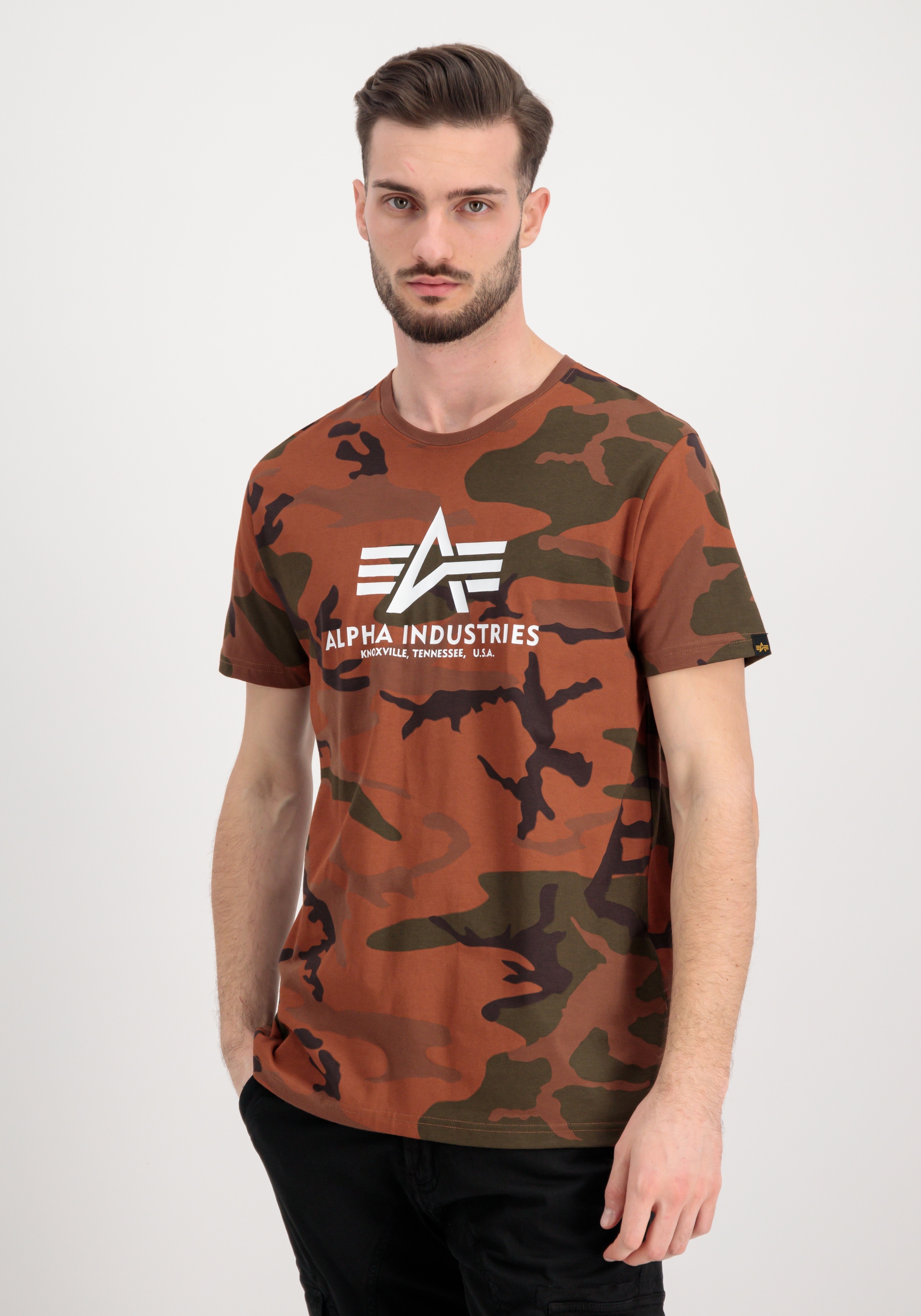 Alpha Industries T-Shirt "Alpha Industries Men - T-Shirts Basic T-Shirt Camo"