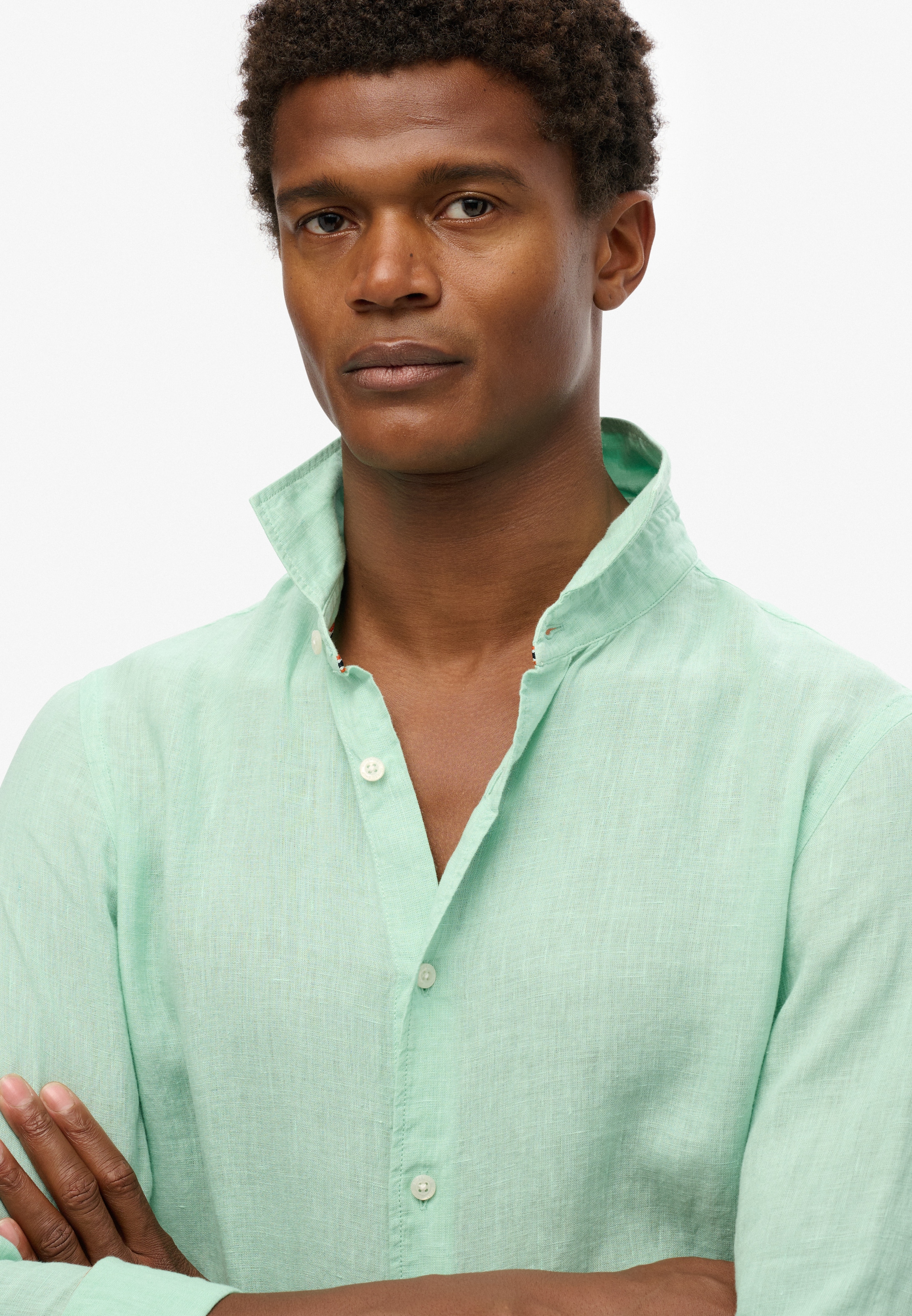 Superdry Langarmhemd »VACATION L/S LINEN SHIRT«
