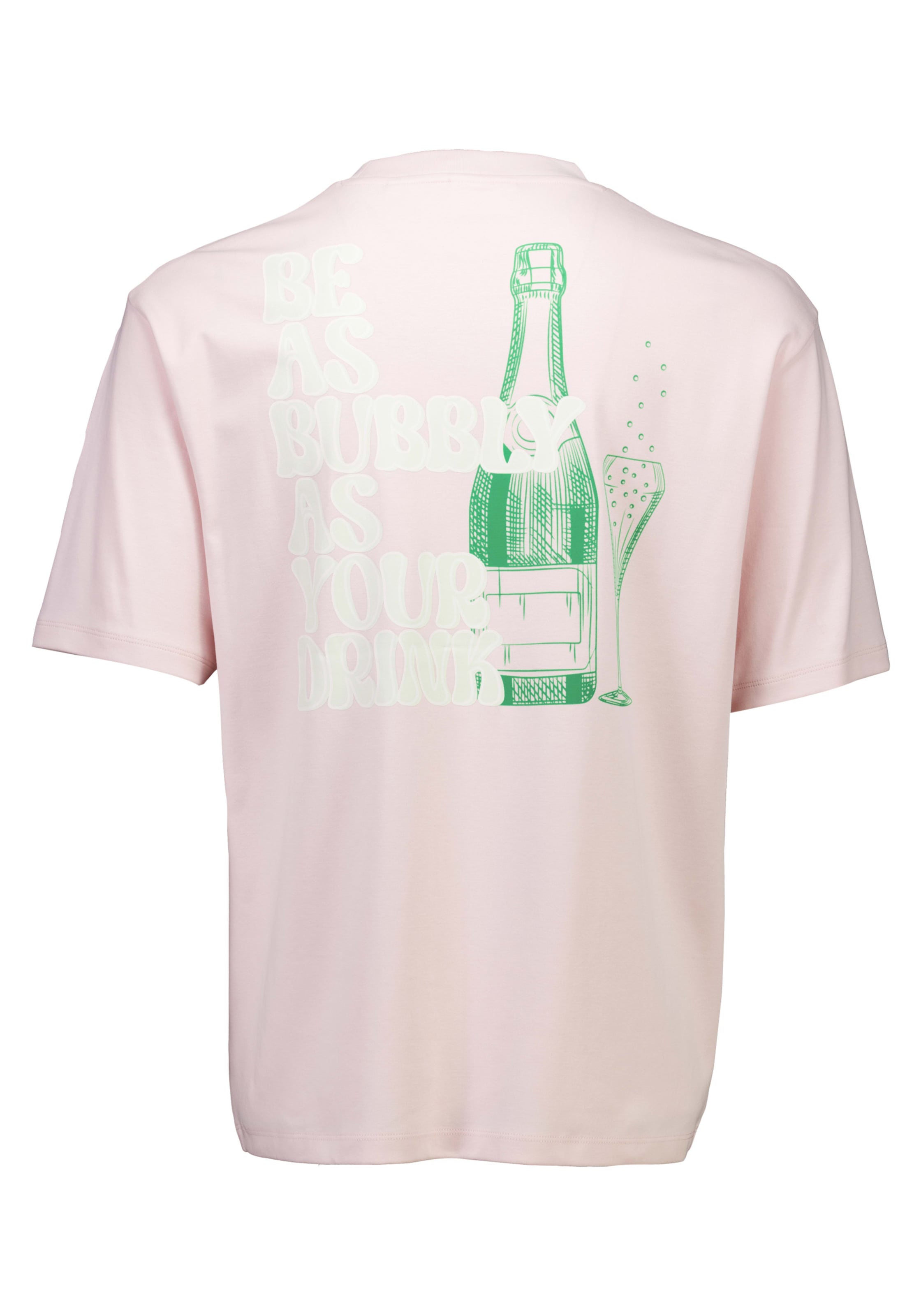 LINDBERGH Kurzarmshirt Sommershirt mit großem Rückenprint / kleinem Frontprint