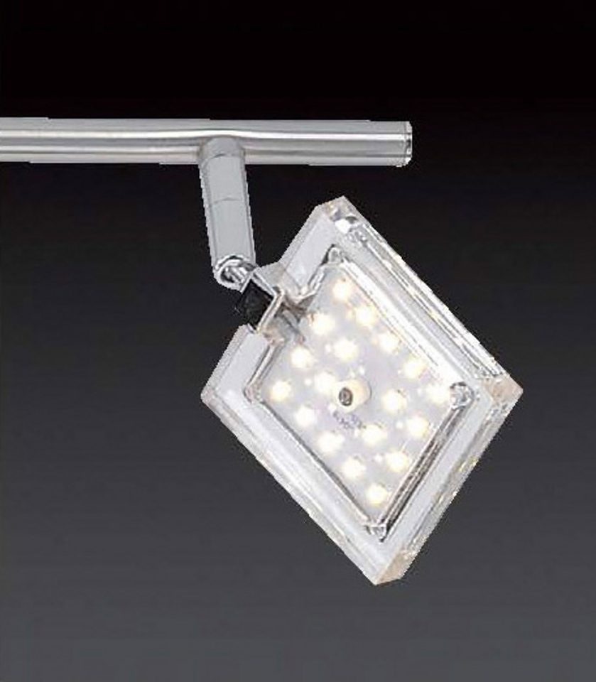 Paul Neuhaus »DAAN«, | Nickel-Chrom, 3 inkl. verstellbare Spots Deckenleuchte LED, BAUR warmweiß, festverbaute flammig-flammig