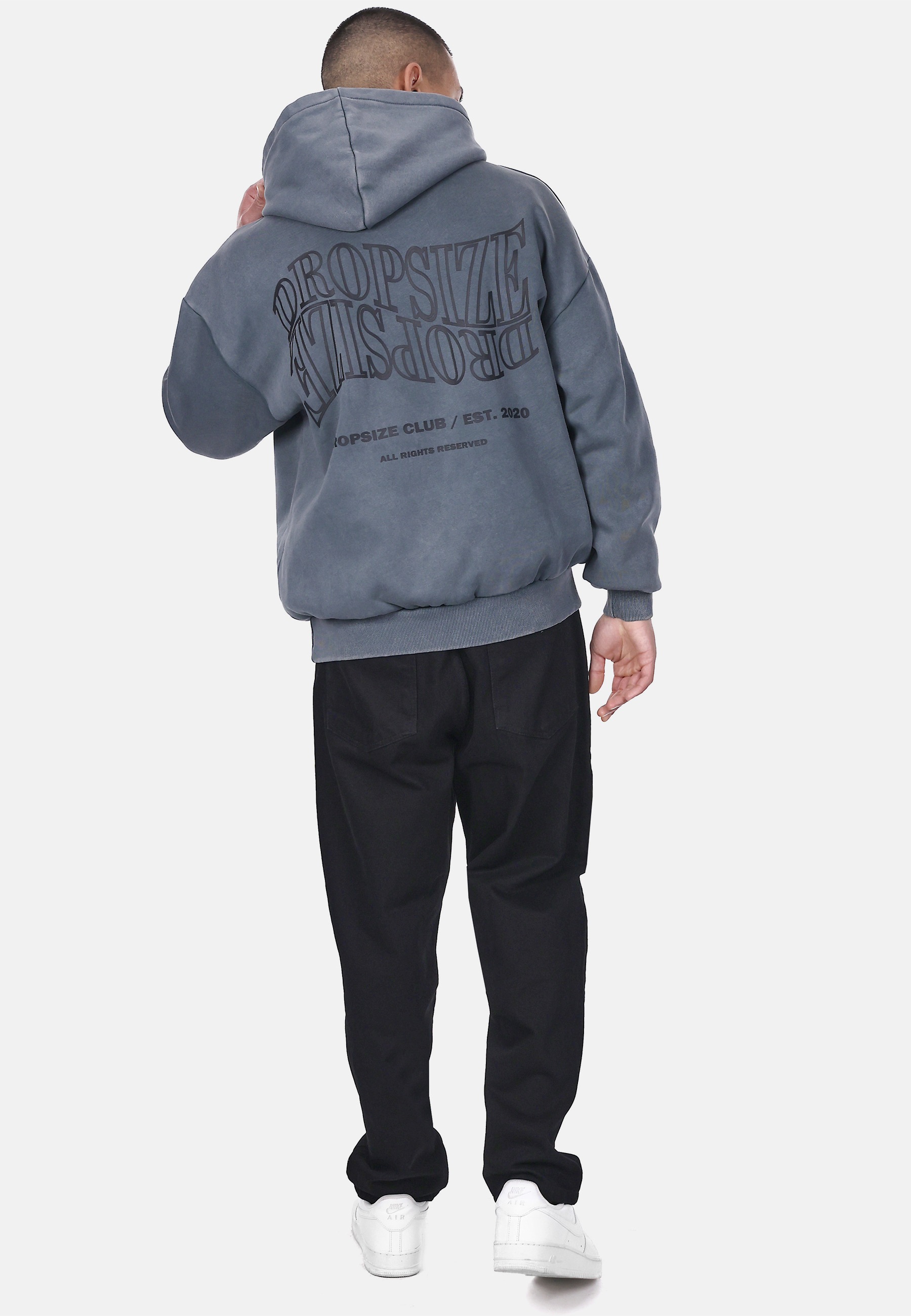 Dropsize Kapuzensweatshirt »Dropsize HEAVY OVERSIZE MIRRORED LOGO HOODIE«, 1 Stk.
