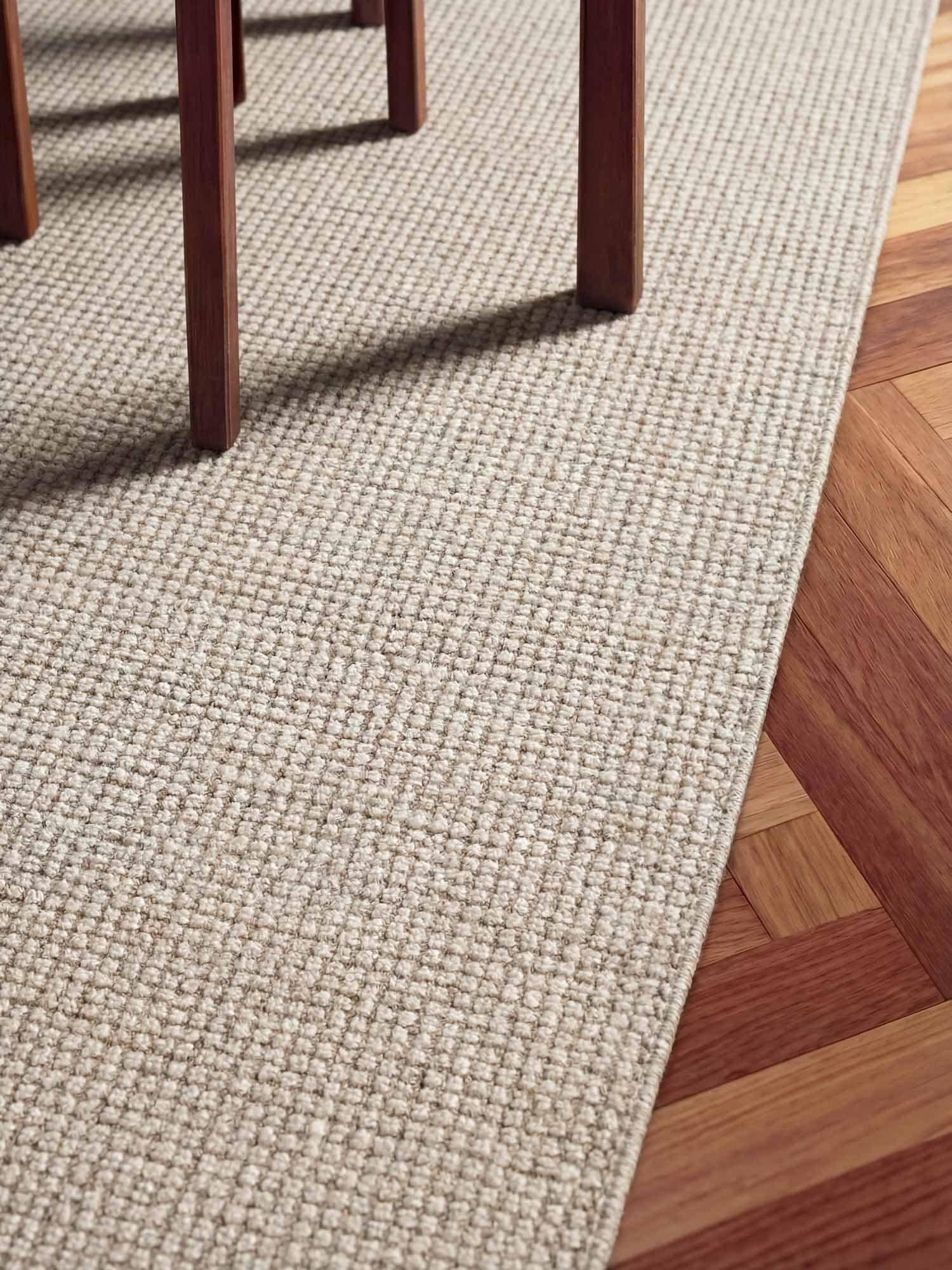 Ted Baker Wollteppich »Croom , auch in rund« rechteckig 10 mm Höhe Wolle, Natur, Handgewebt, Wohnzimmer, Schlafzimmer, Modern, Skandi
