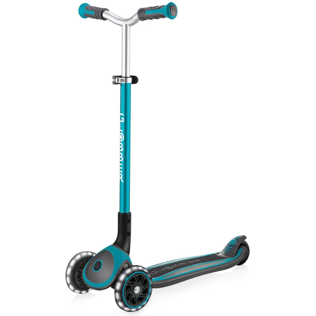 Globber Dreiradscooter »MASTER LIGHTS, mit Leuchtrollen«