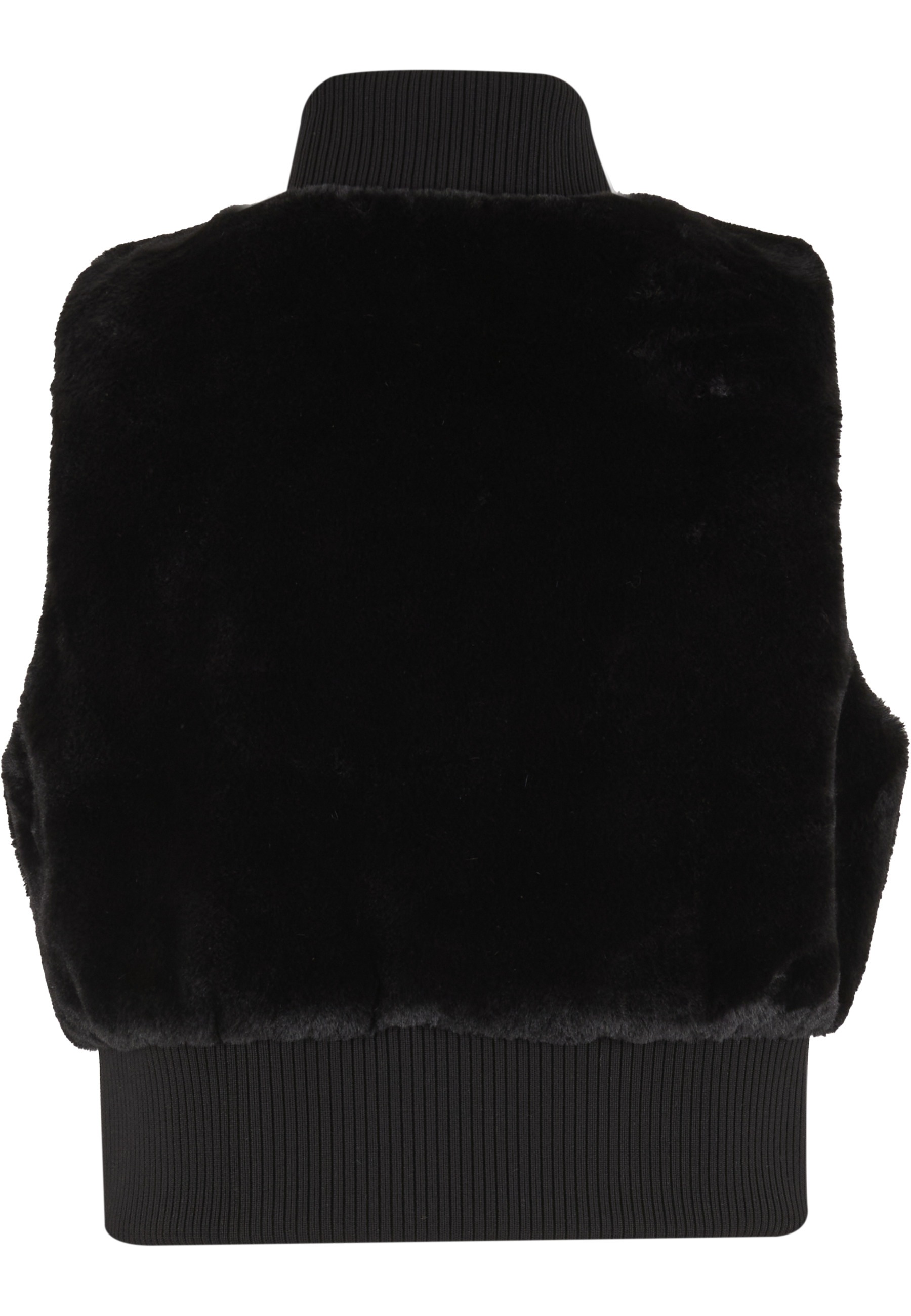 URBAN CLASSICS Steppweste "Urban Classics Ladies Cropped Faux Fur Vest" günstig online kaufen