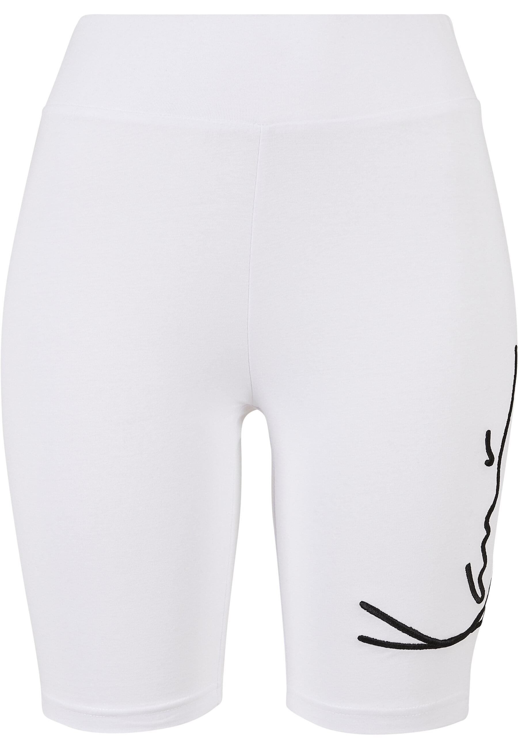 Radlerhose »Karl Kani Damen KKWQ22003WHT Signature Cycling Shorts white«, (1 tlg.)