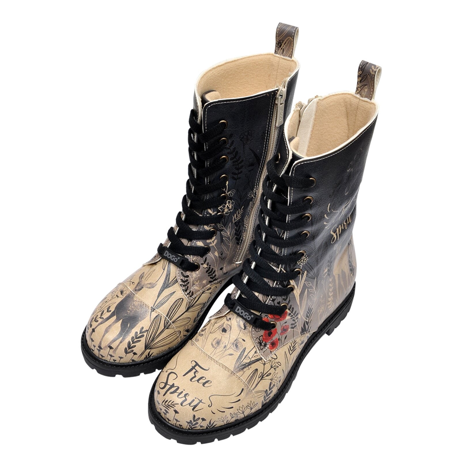DOGO Schnürboots "Zipsy High-Top Boots Free Spirit Damen Stiefeletten" Hand günstig online kaufen