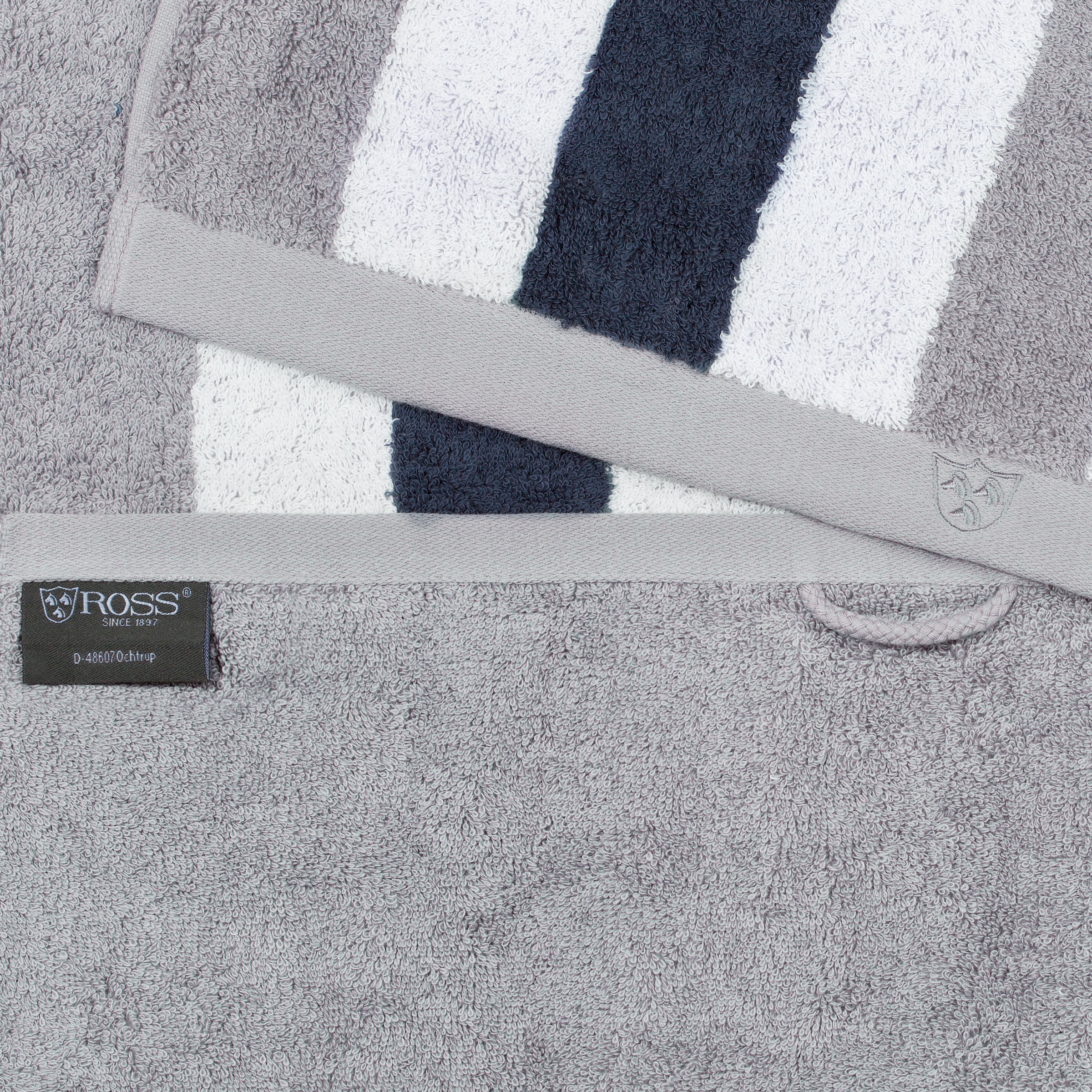 ROSS Handtücher »Doubleface, Streifen/Uni« aus feinster Baumwolle