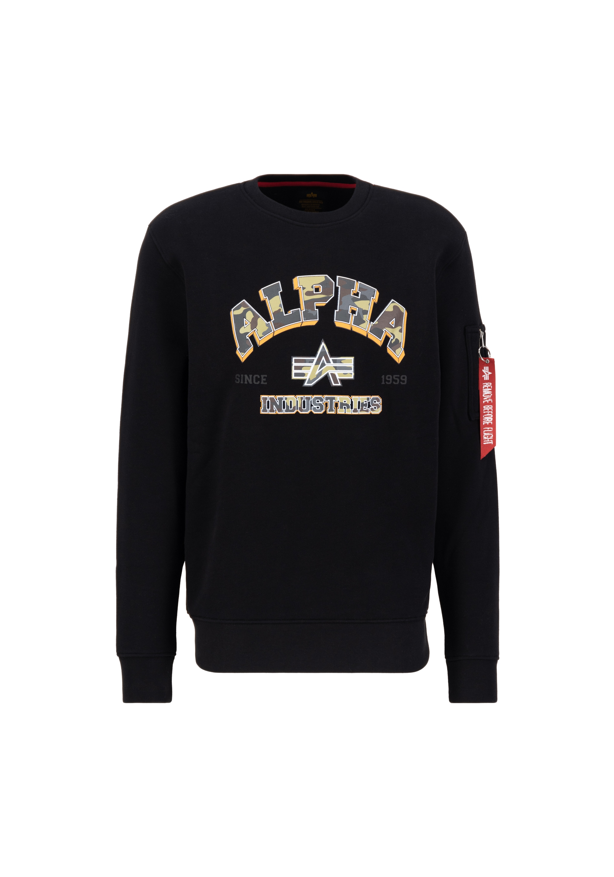 Sweater »ALPHA INDUSTRIES Men - Sweatshirts College Camo Sweater«