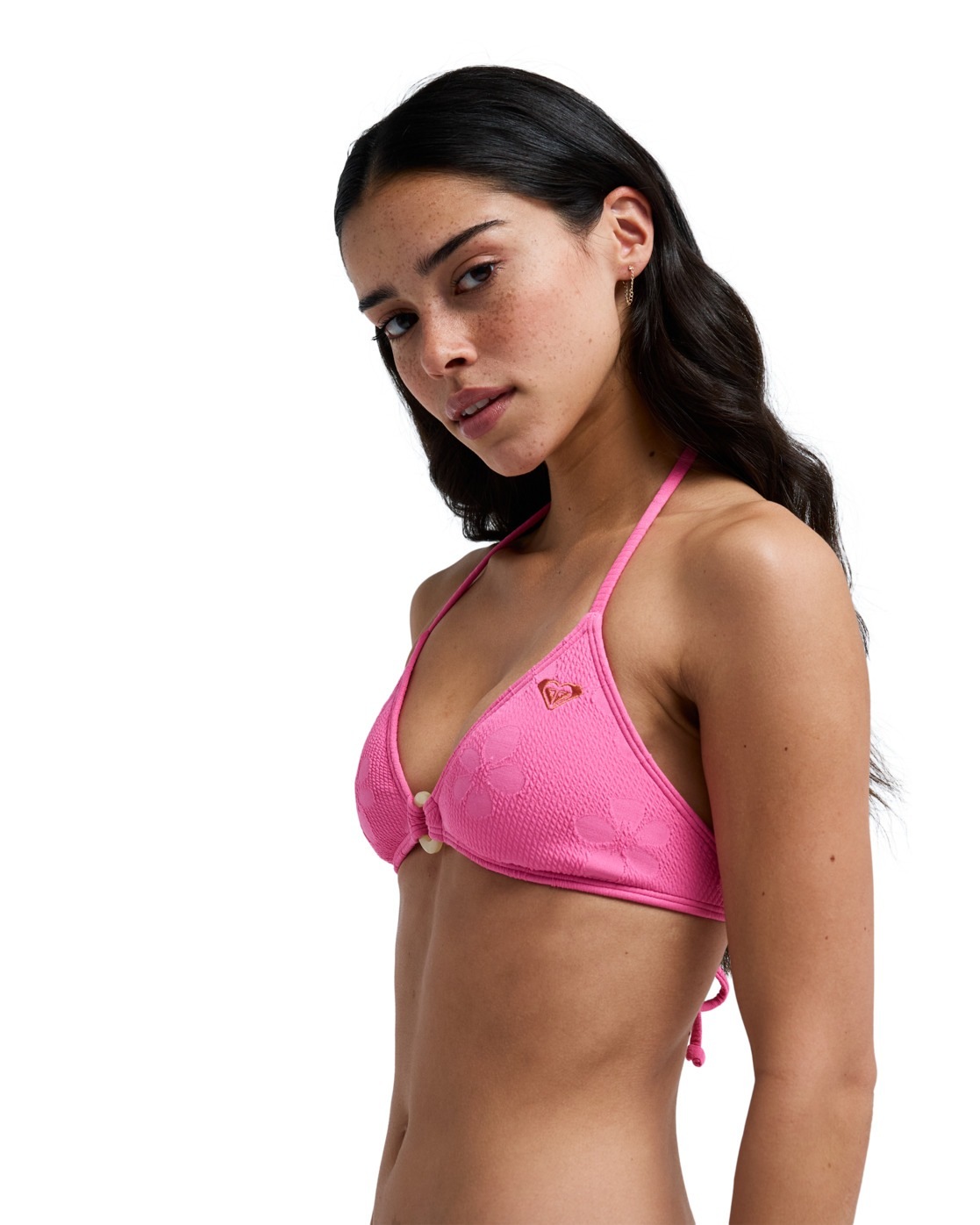 Roxy Paradise Triangle Bikini Top Sangria Sunset Size XL 5