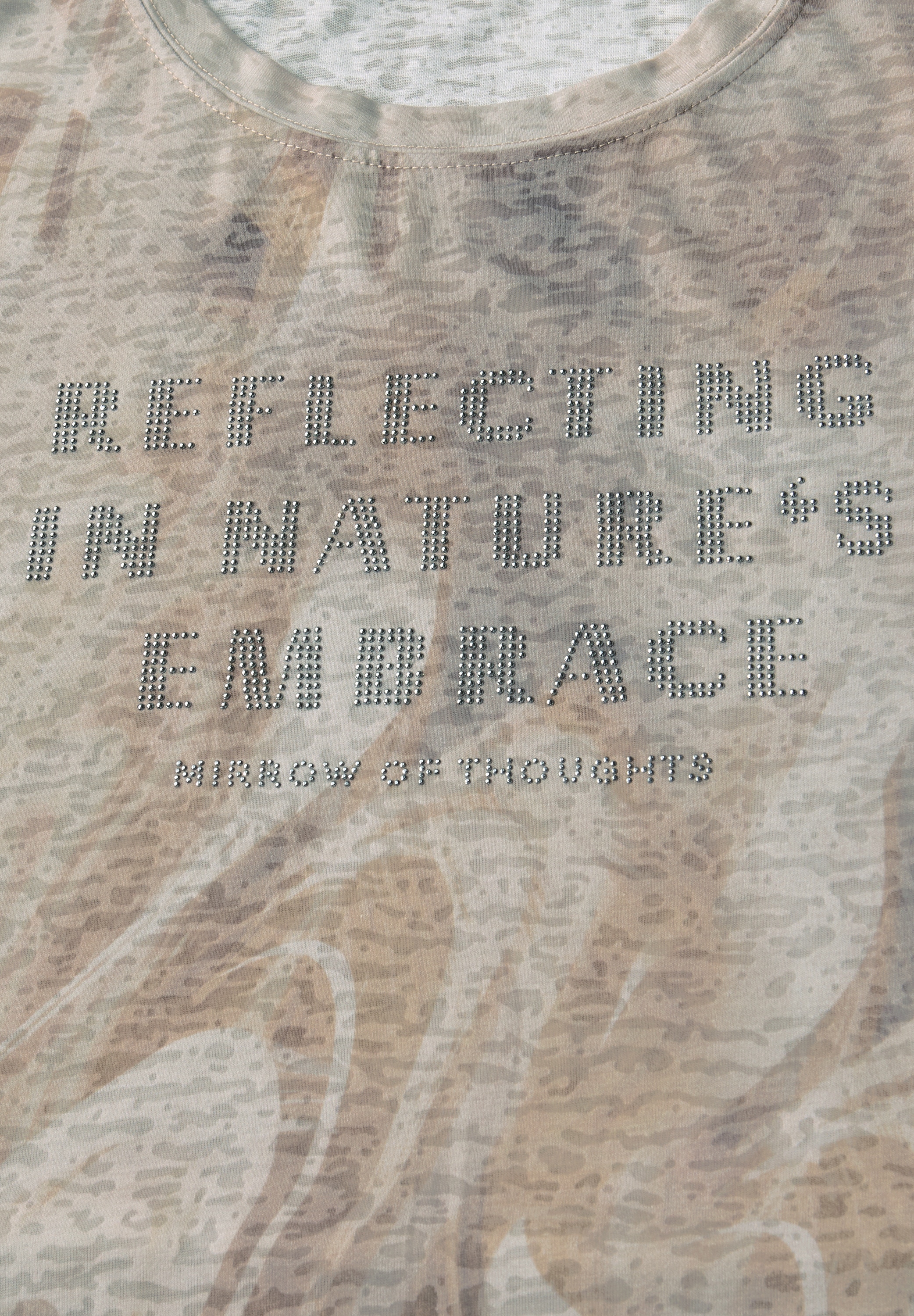 Cecil T-Shirt, mit Wording-Print