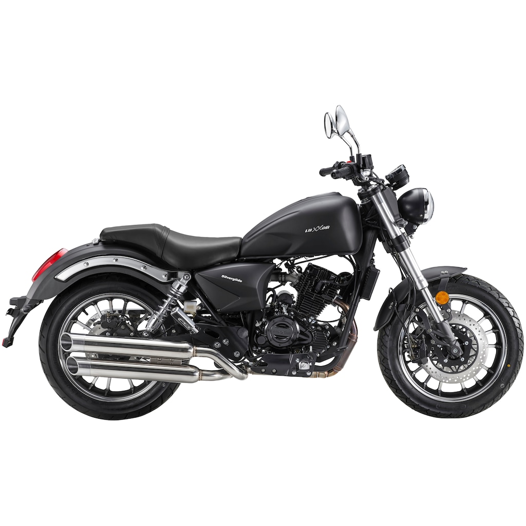 Luxxon Motorrad »LuXXon Silverglide«, 124 cm³, 85 km/h, Euro 5, 9,9 PS