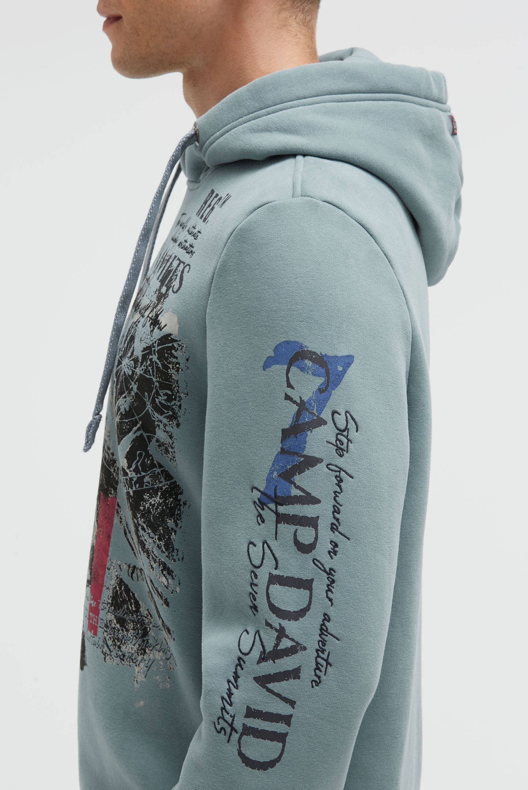 CAMP DAVID Kapuzensweatshirt mit weicher Innenseite