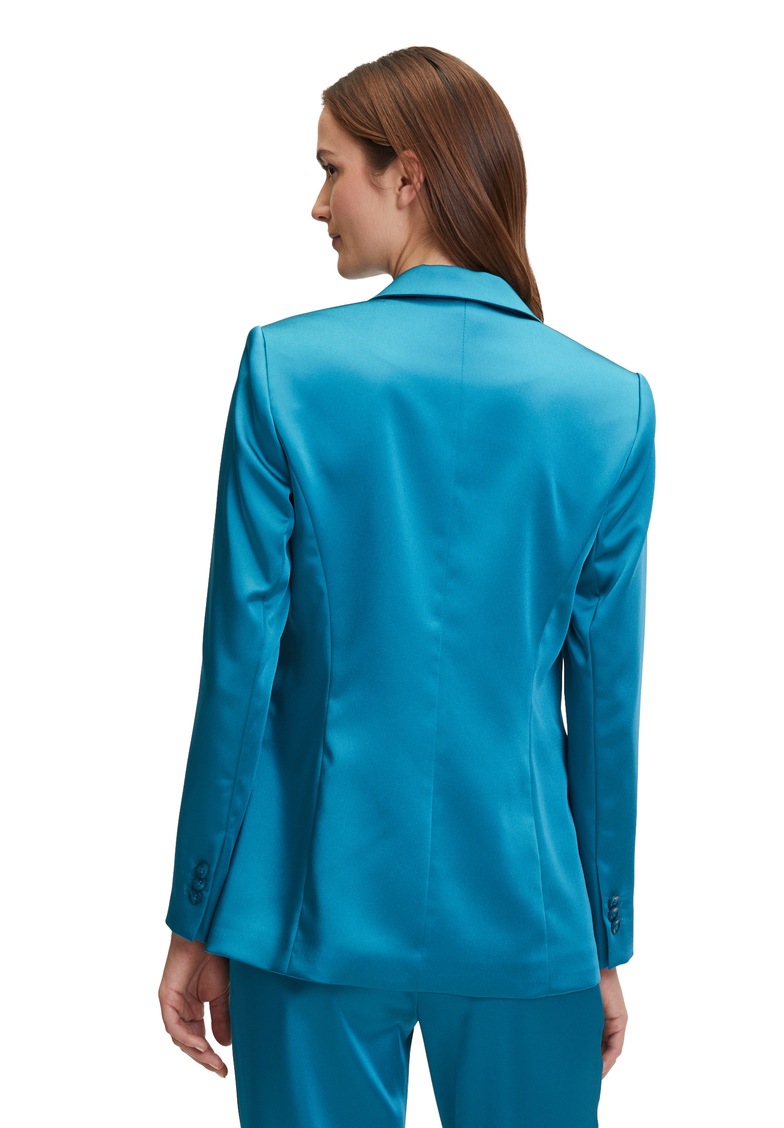 Betty&Co Longblazer »Betty & Co Businessblazer mit Taschen«, Material
