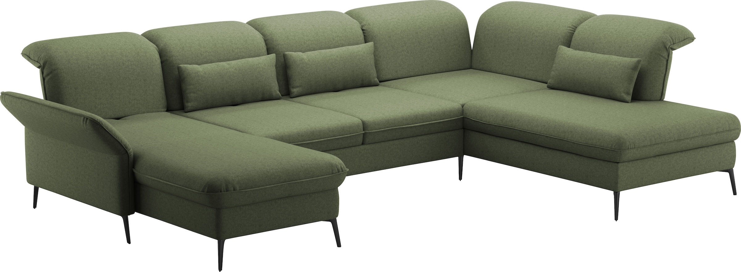 sit&more Wohnlandschaft »Emely«, mit Sitztiefenverstellung optional mit Bettfunktion und Bettkasten