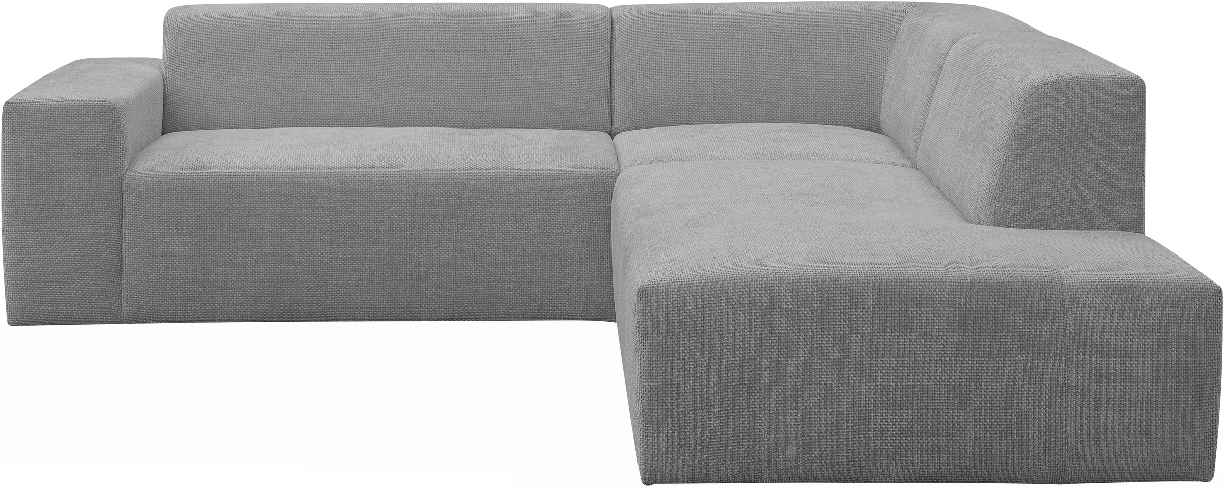WERK2 Ecksofa "Zeus-M, tolles Sofa mit schönen Details, L-Form" Curvy Trend günstig online kaufen