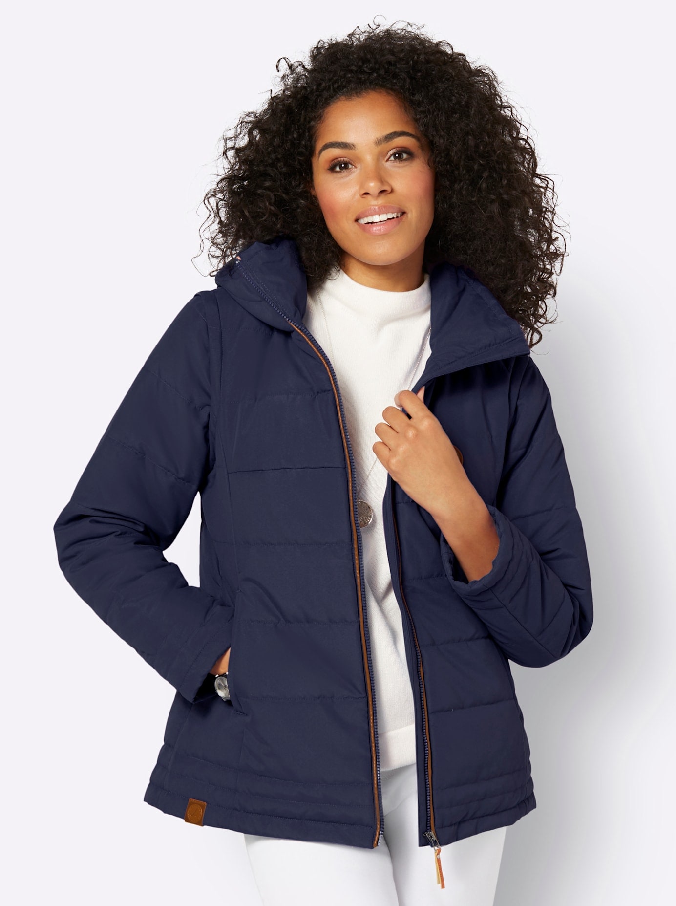 Casual Looks Steppjacke, mit Kapuze
