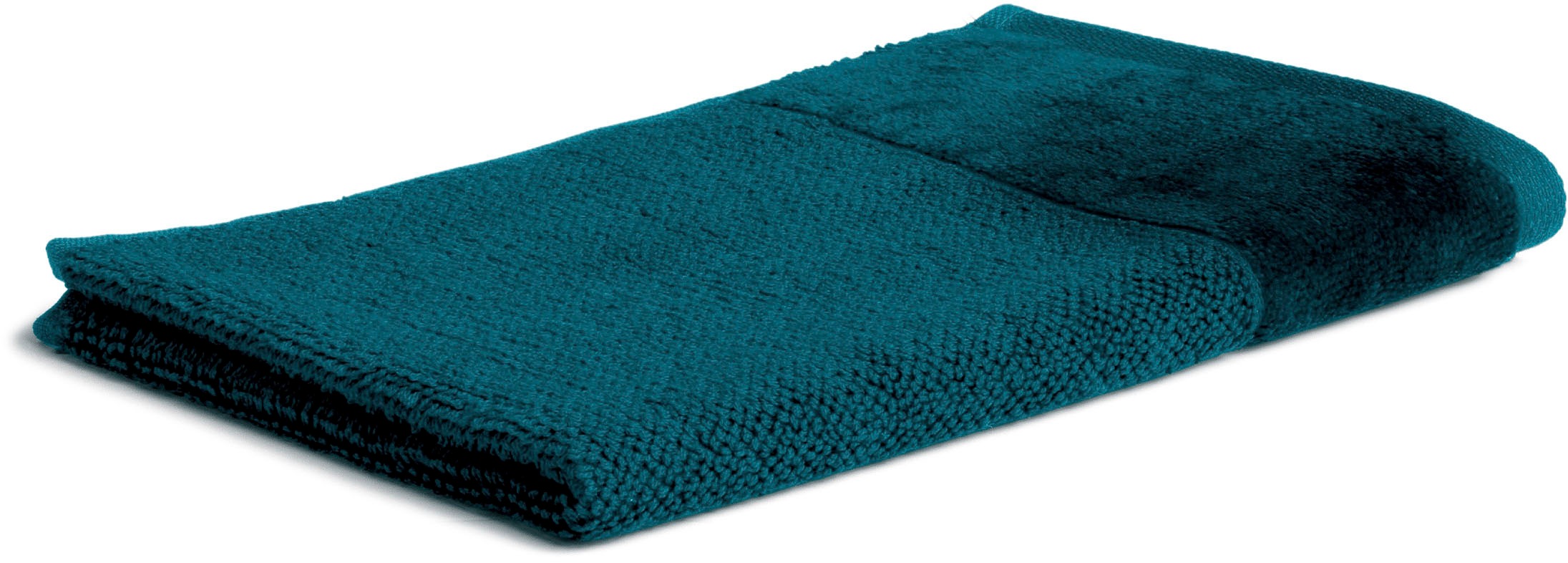 Gästehandtuch MÖVE, B:30cm L:50cm, blau, Walkfrottier, Obermaterial: 60% Baumwolle, 40% Viskose, Handtücher, "Bamboo Luxe", besonders weich &