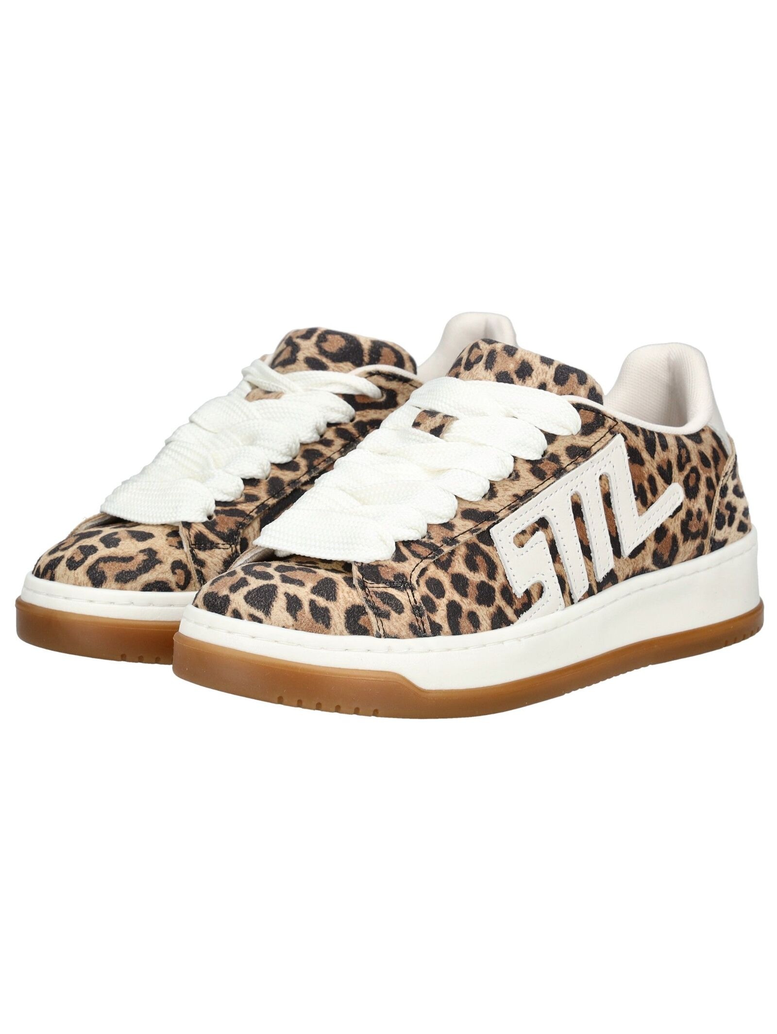 Steve Madden Women's Suede Sneaker Leopard 38 3