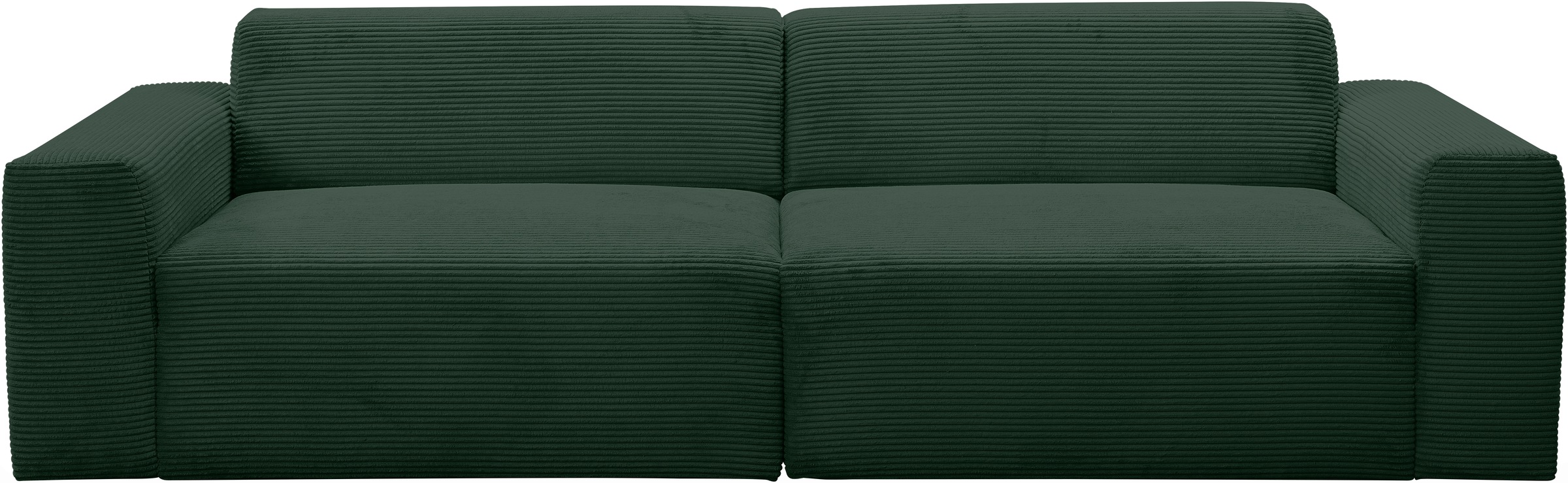 WERK2 Sofa »Zeus 3-Sitzer, Big-Sofa, Breite 256cm, Tiefe 105cm, modern und bequem«, Curvy Trend 3-Sitzer mit urbaner Optik