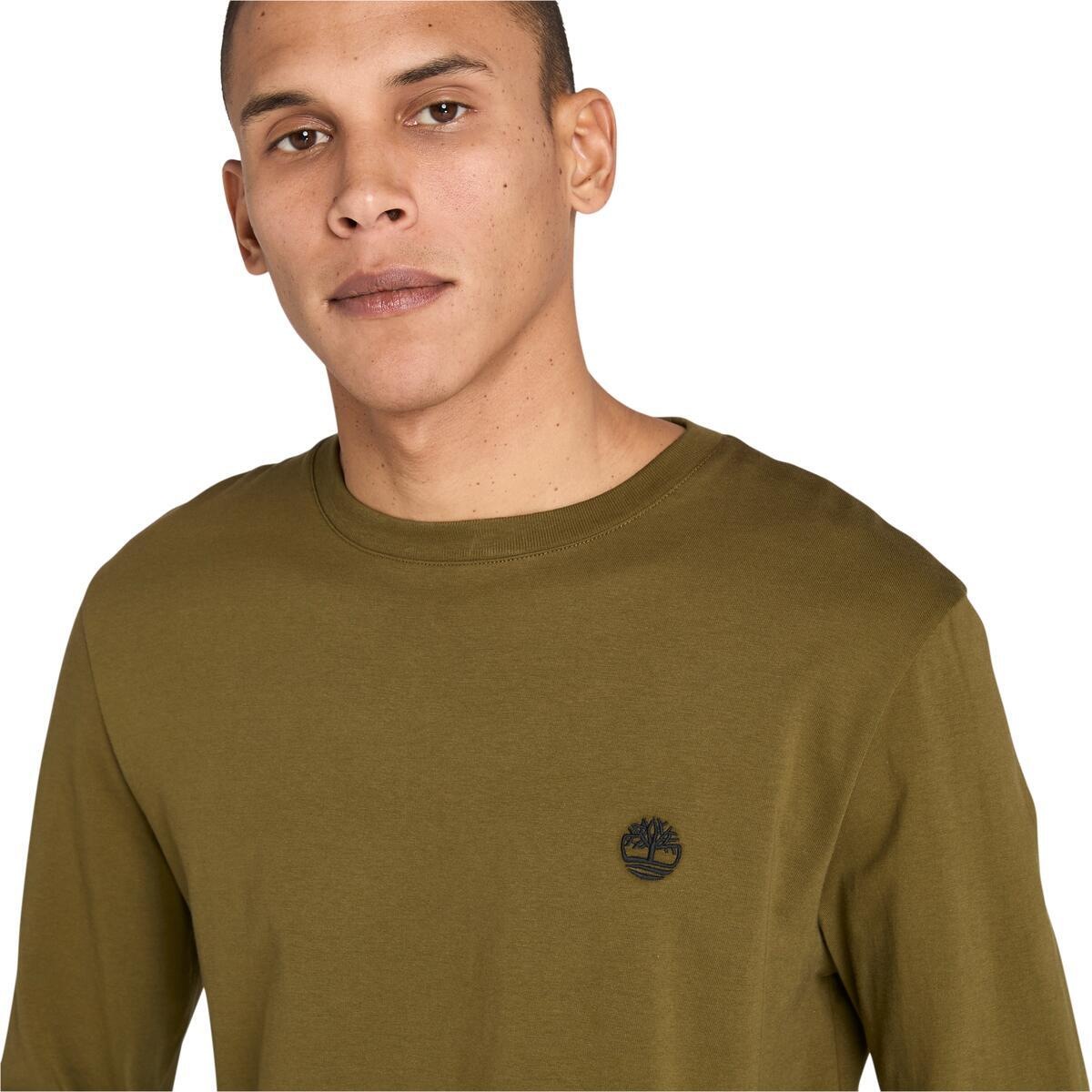 Thumbnail - Timberland Langarmshirt "DUNSTAN RIVER Long Sleeve Tee" mit Logostickerei, Rundhalsausschnitt, aus Baumwolle, pflegeleic...