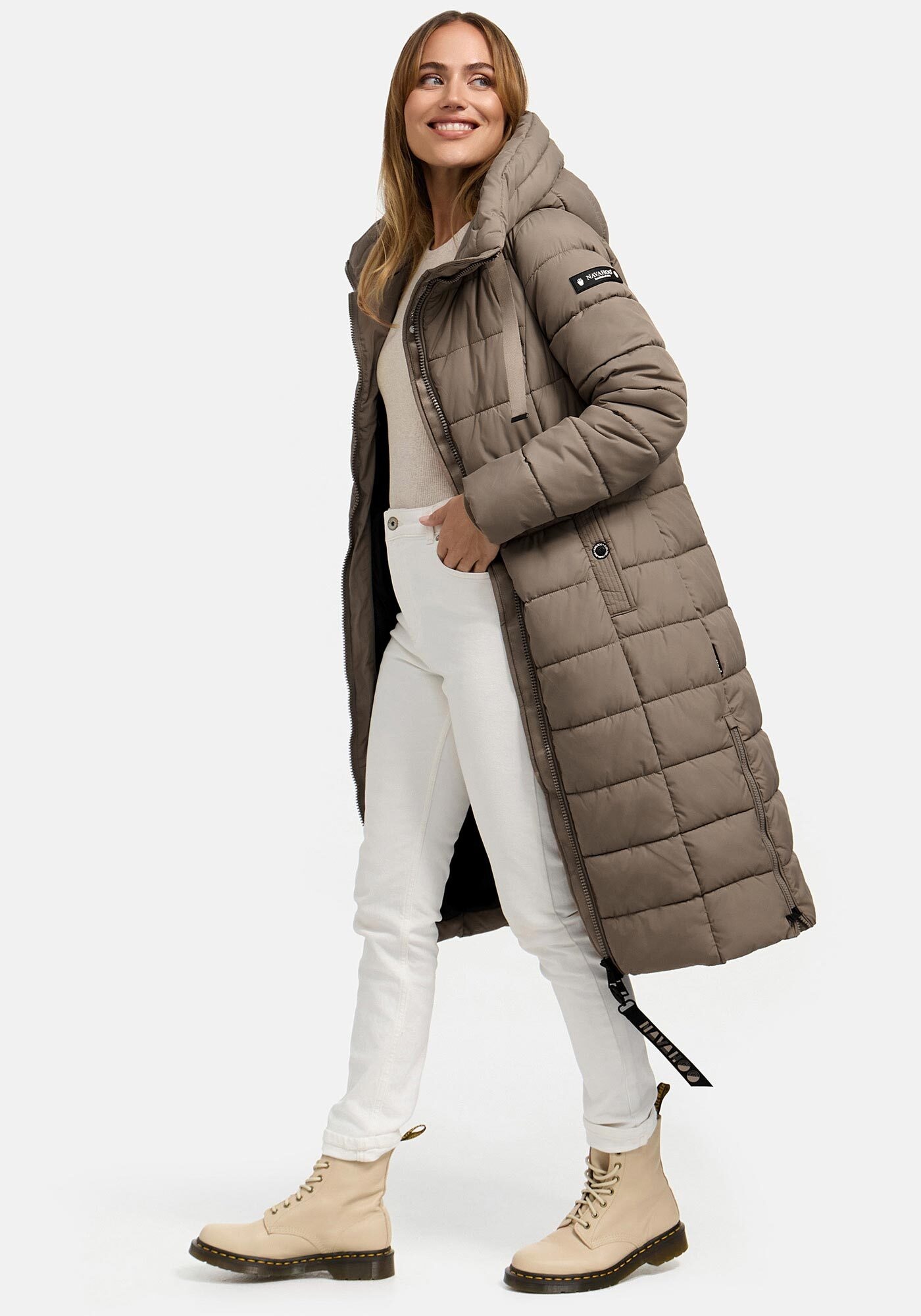 Navahoo Winterjacke »Mondmaedchen«, mit großer Kapuze