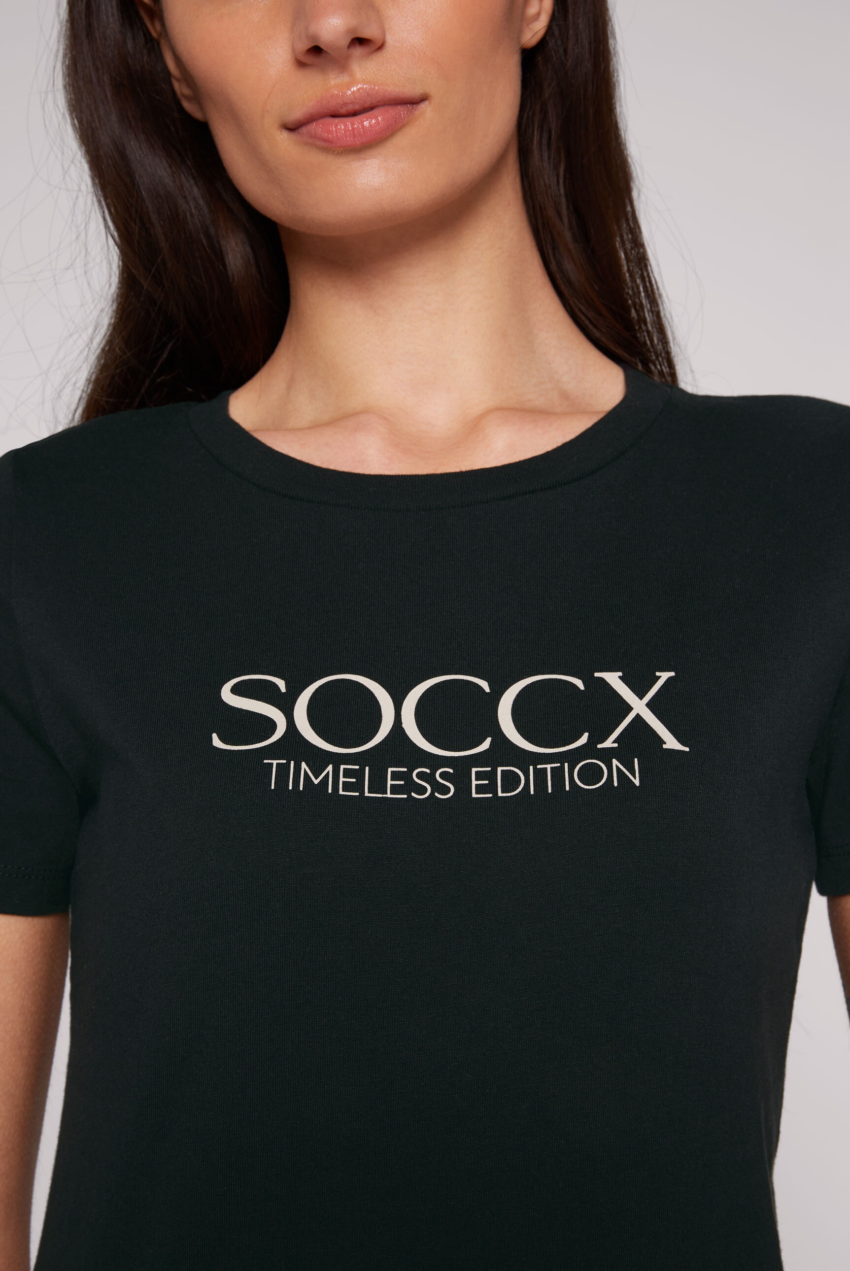 online kaufen Rundhalsshirt, Baumwolle | aus BAUR SOCCX